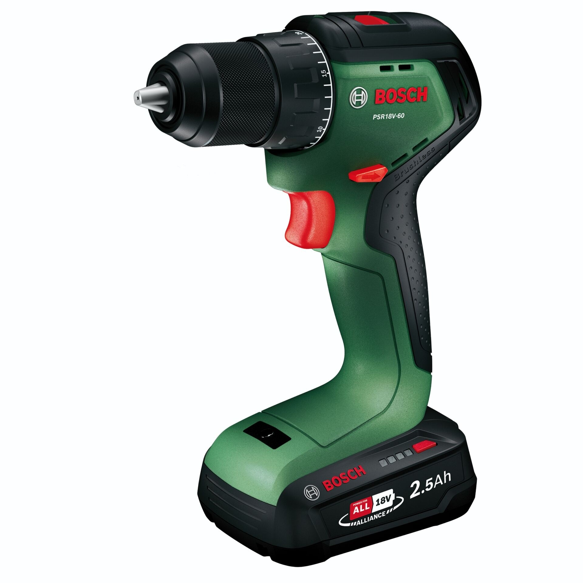 Bosch PSR18V-60 Akku-Bohrschrauber 18V 2,5Ah