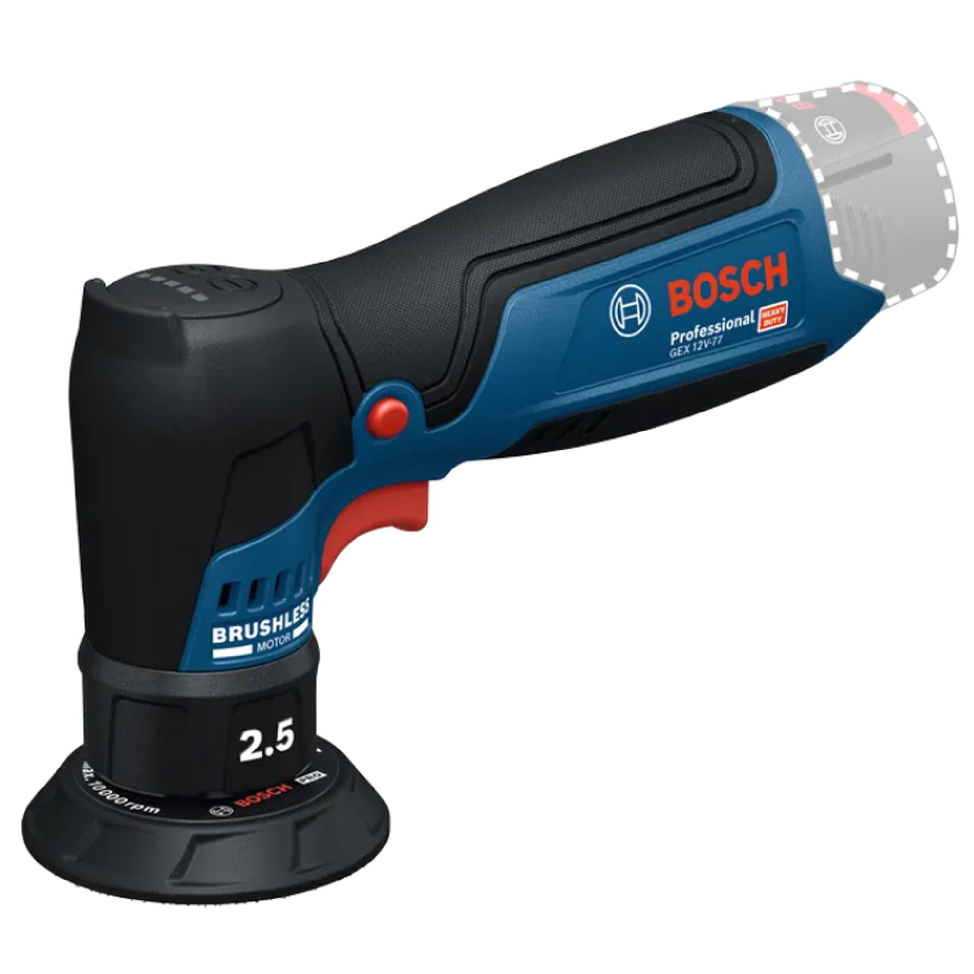 Bosch Professional GEX 12V-77 Akku-Exzenterschleifer