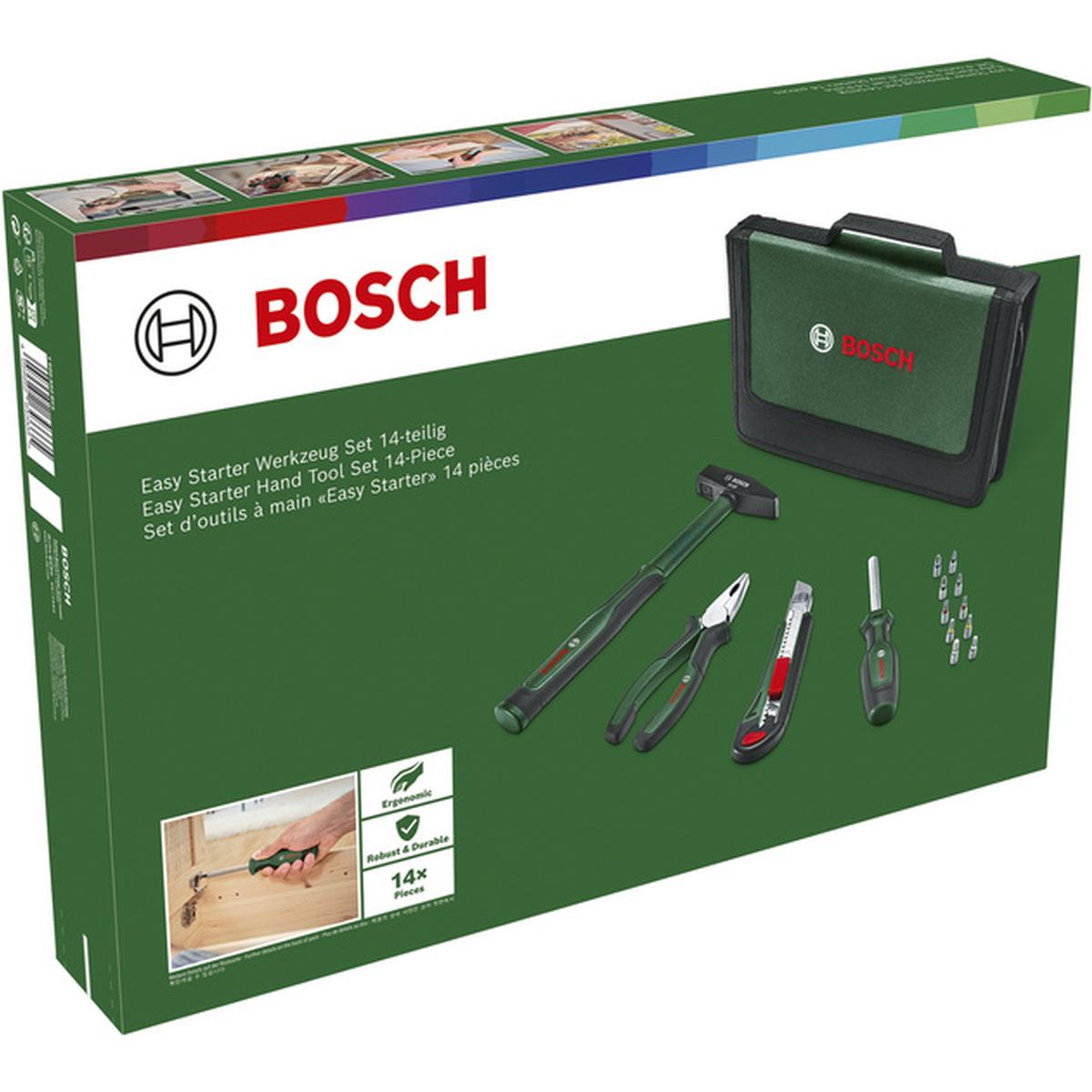 Bosch Easy Starter Handwerkzeug-Set 14-teilig