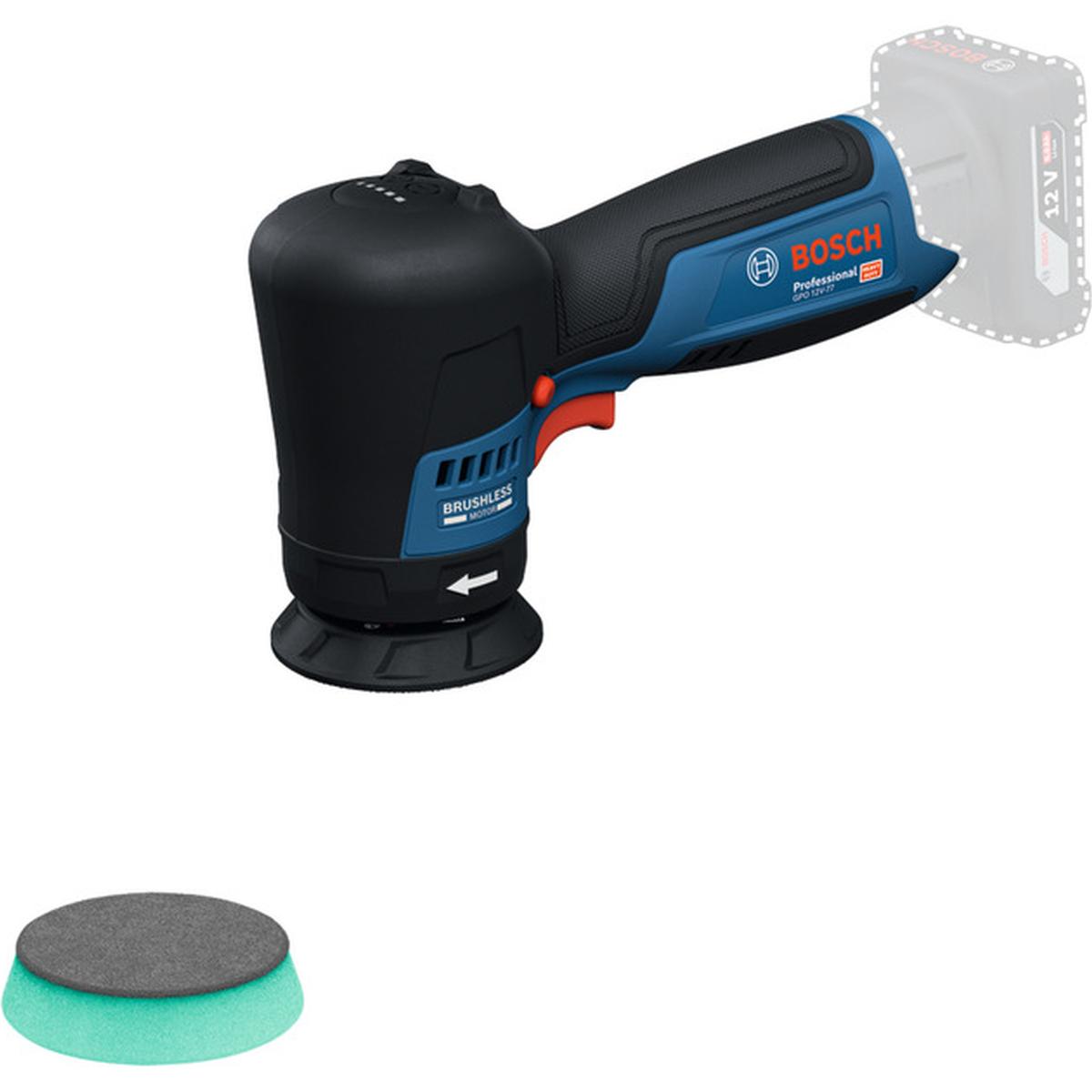 Bosch Professional GPO 12V-77 Akku-Poliermaschine