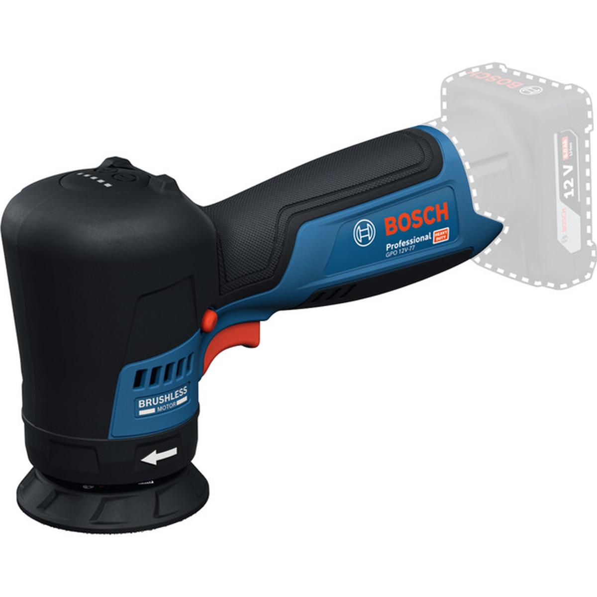 Bosch Professional GPO 12V-77 Akku-Poliermaschine