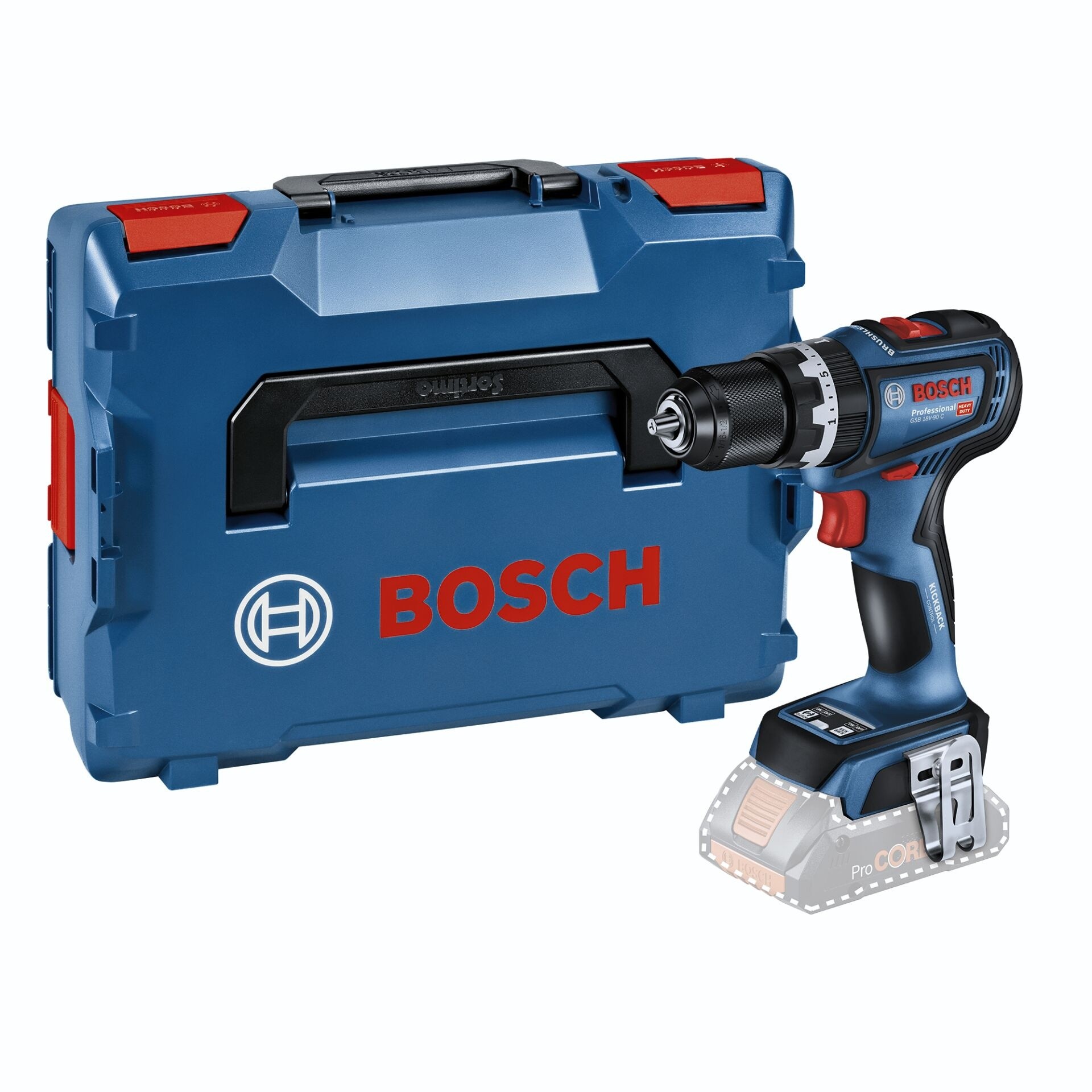 Bosch Professional GSB 18V-90 C Akku-Schlagbohrschrauber