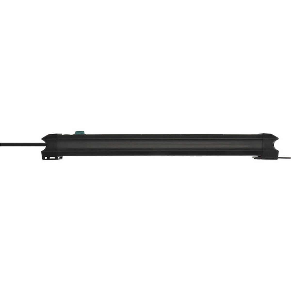 Brennenstuhl Premium-Line 6-fach Steckdosenleiste mit USB 3m schwarz