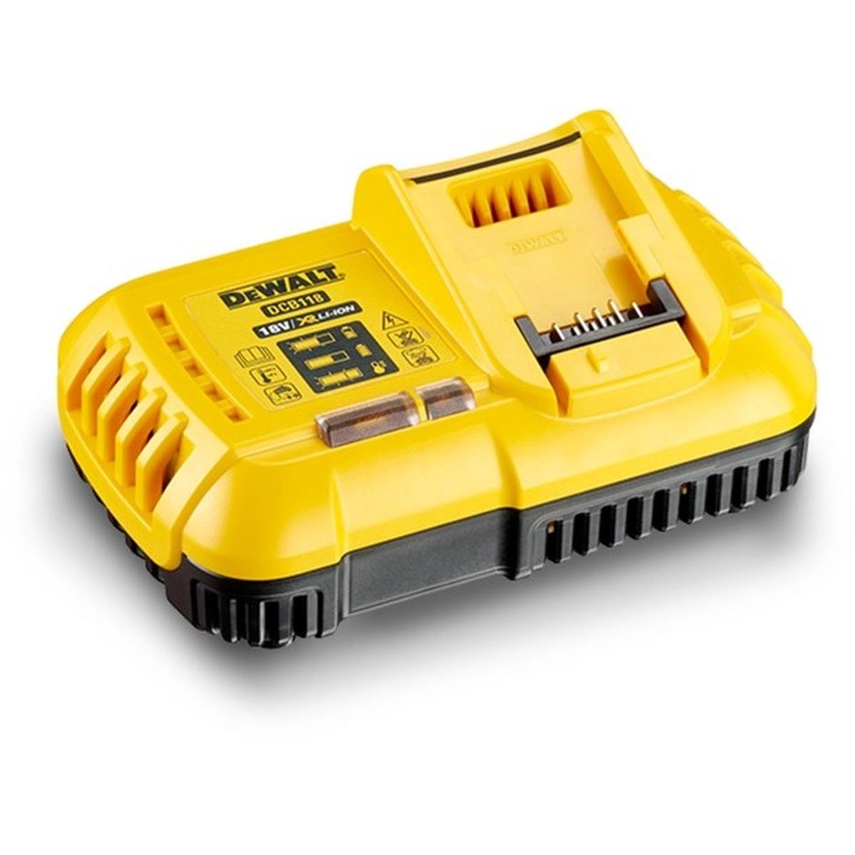 DeWalt XR FlexVolt DCB118X2-QW 54V Akku-Starterset schwarz/gelb