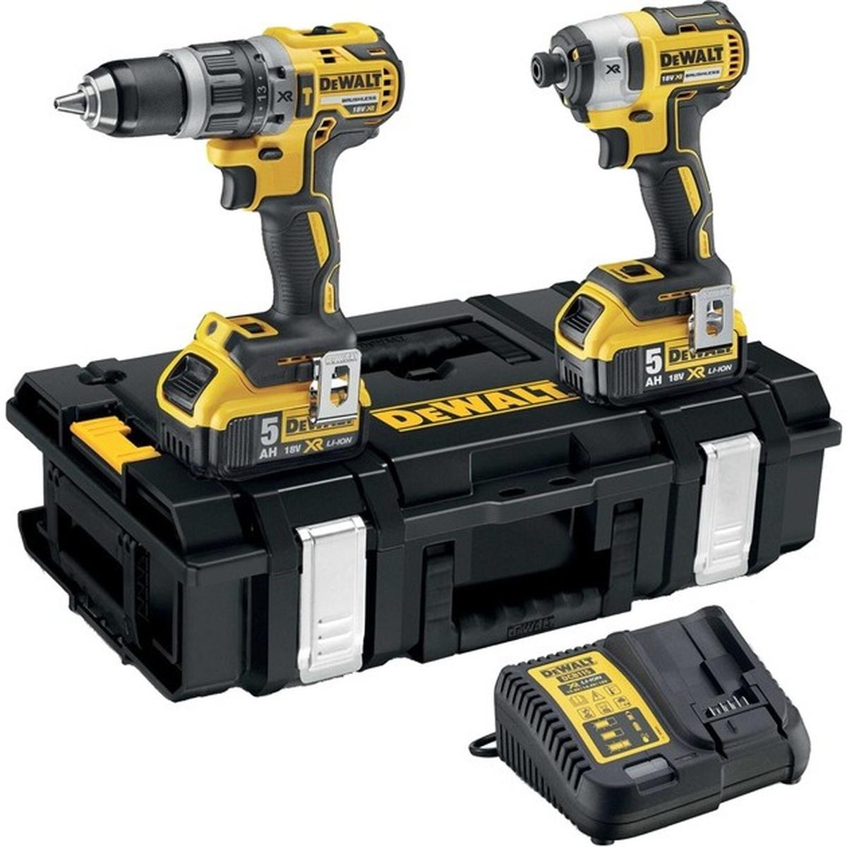 DeWalt XR DCK266P2 18V Akku-Combo-Set 2x 5,0Ah