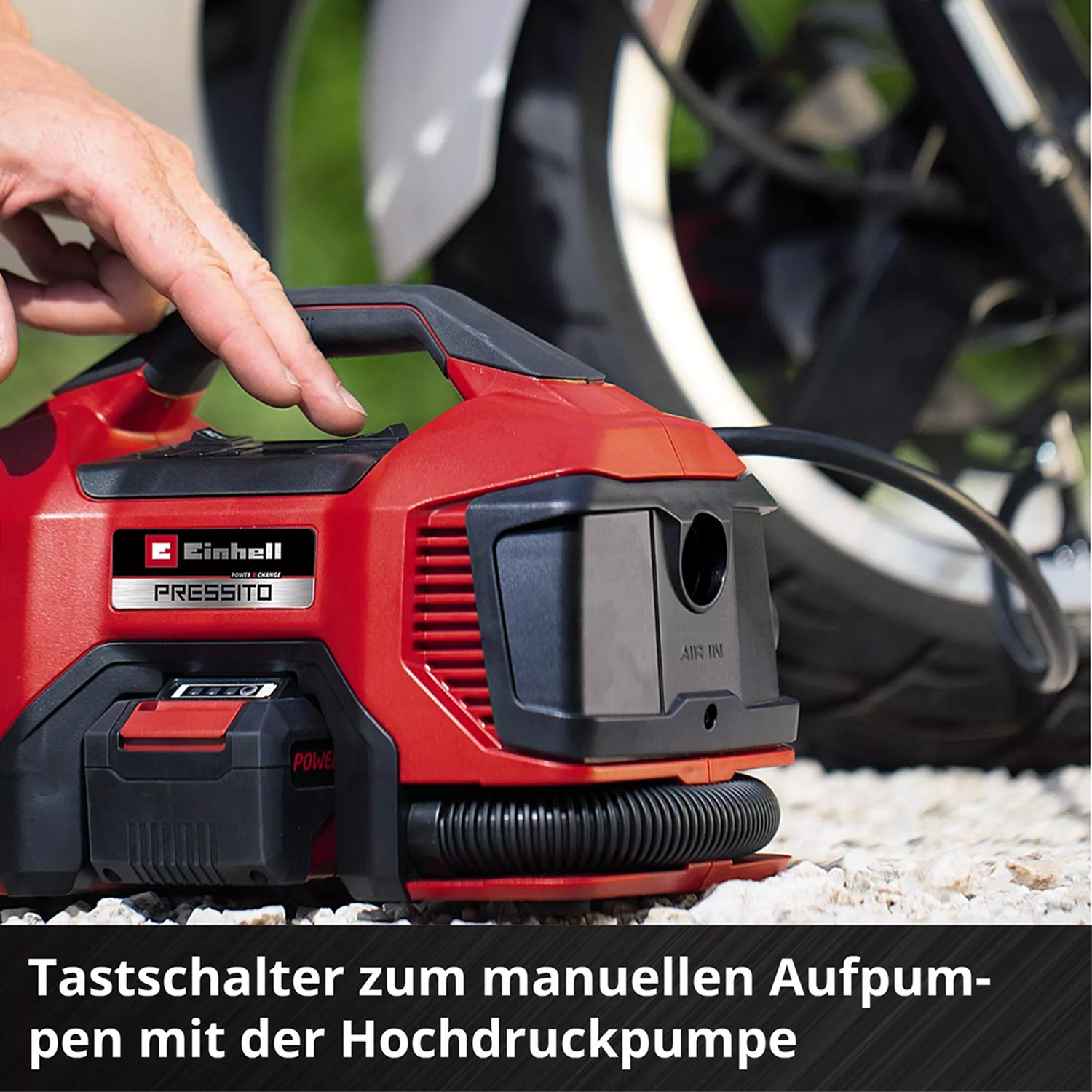 Einhell PRESSITO 18/21 Power X-Change Akku-Kompressor