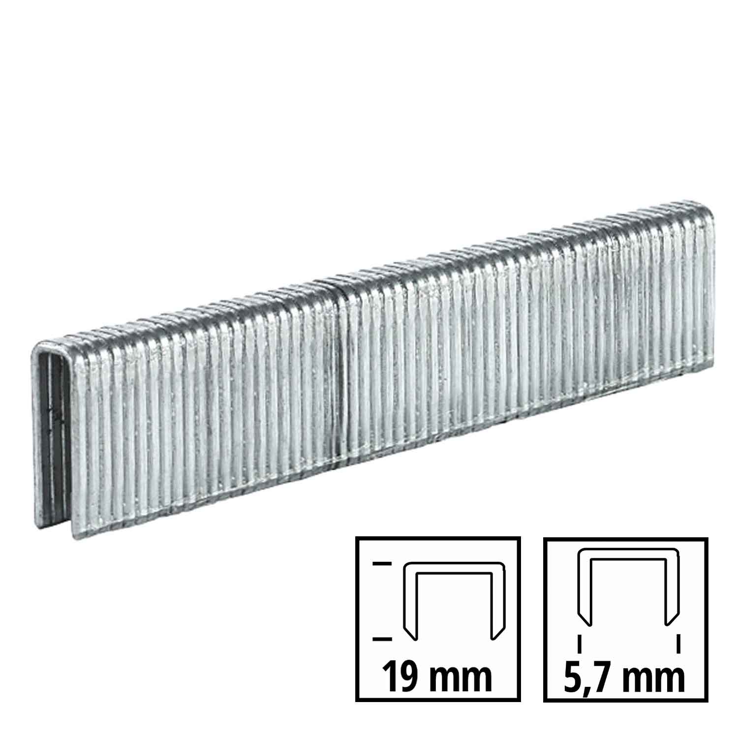 Einhell Klammern 19 mm Nagler Tackerklammer