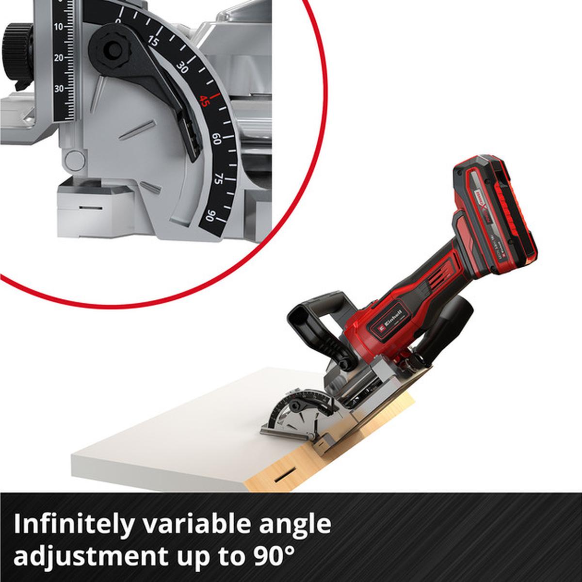 Einhell Power X-Change TE-BJ 18 Li-Solo 18V Akku-Flachdübelfräse