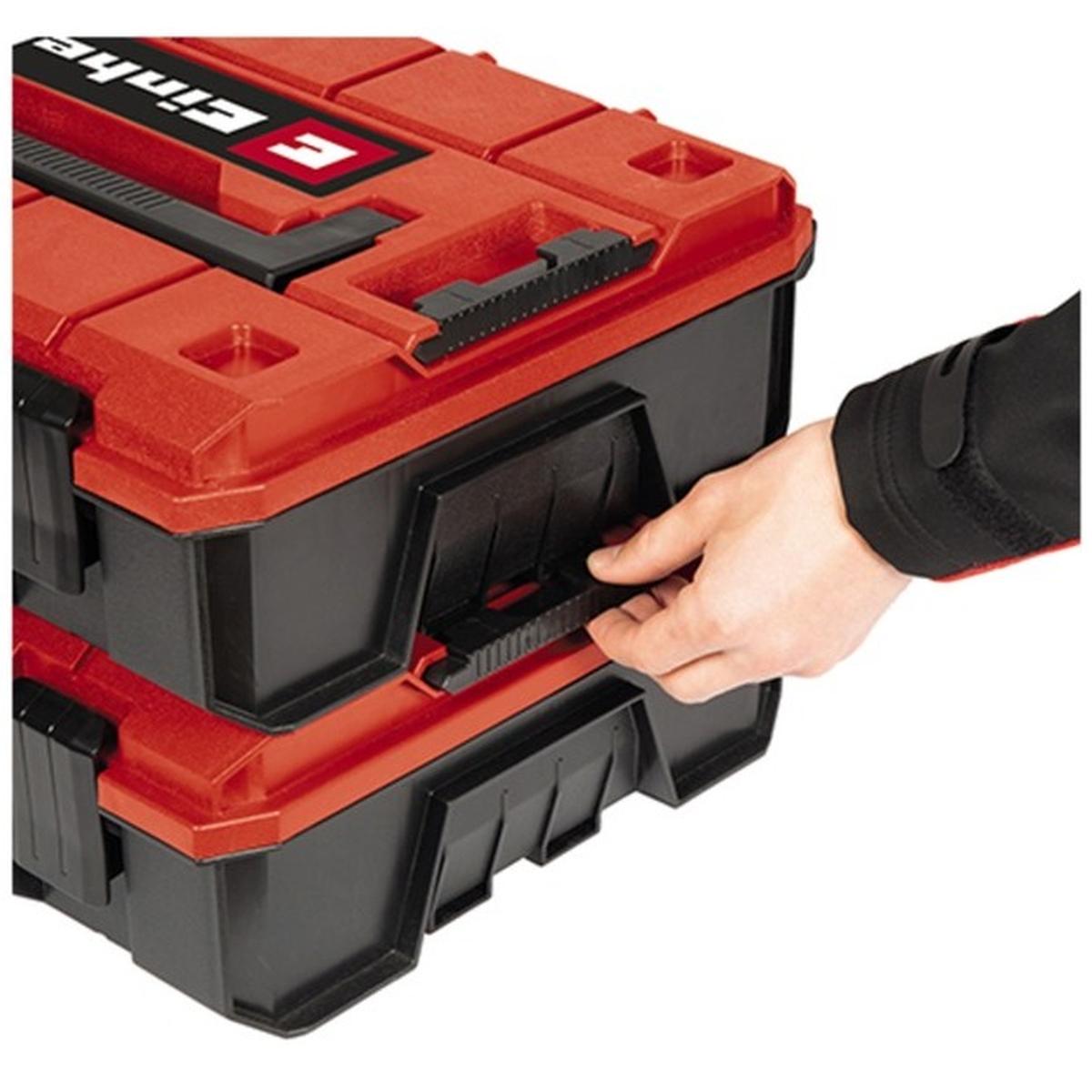 Einhell E-Case S-F Systemkoffer mit Rasterschaumstoff