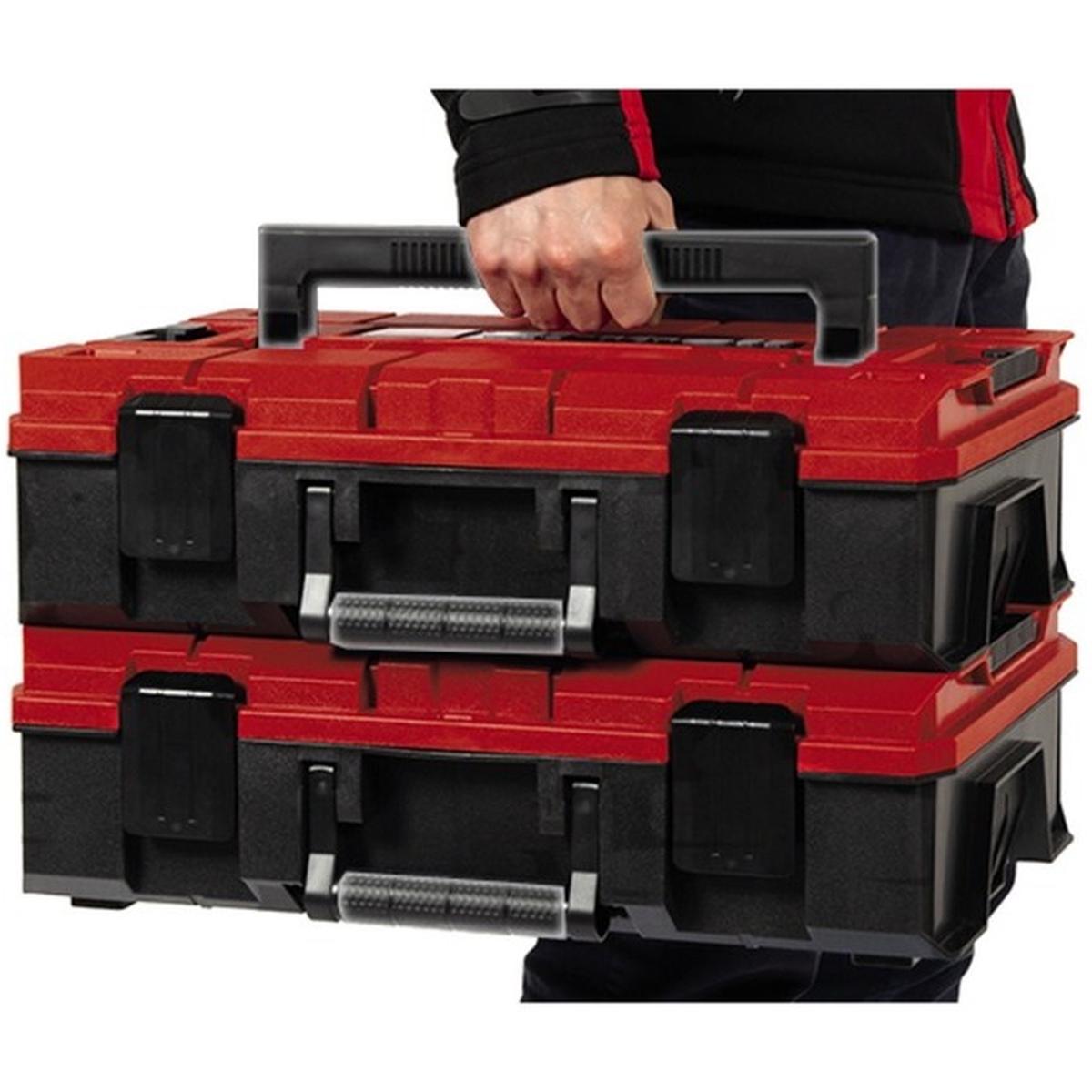 Einhell E-Case S-F Systemkoffer mit Rasterschaumstoff