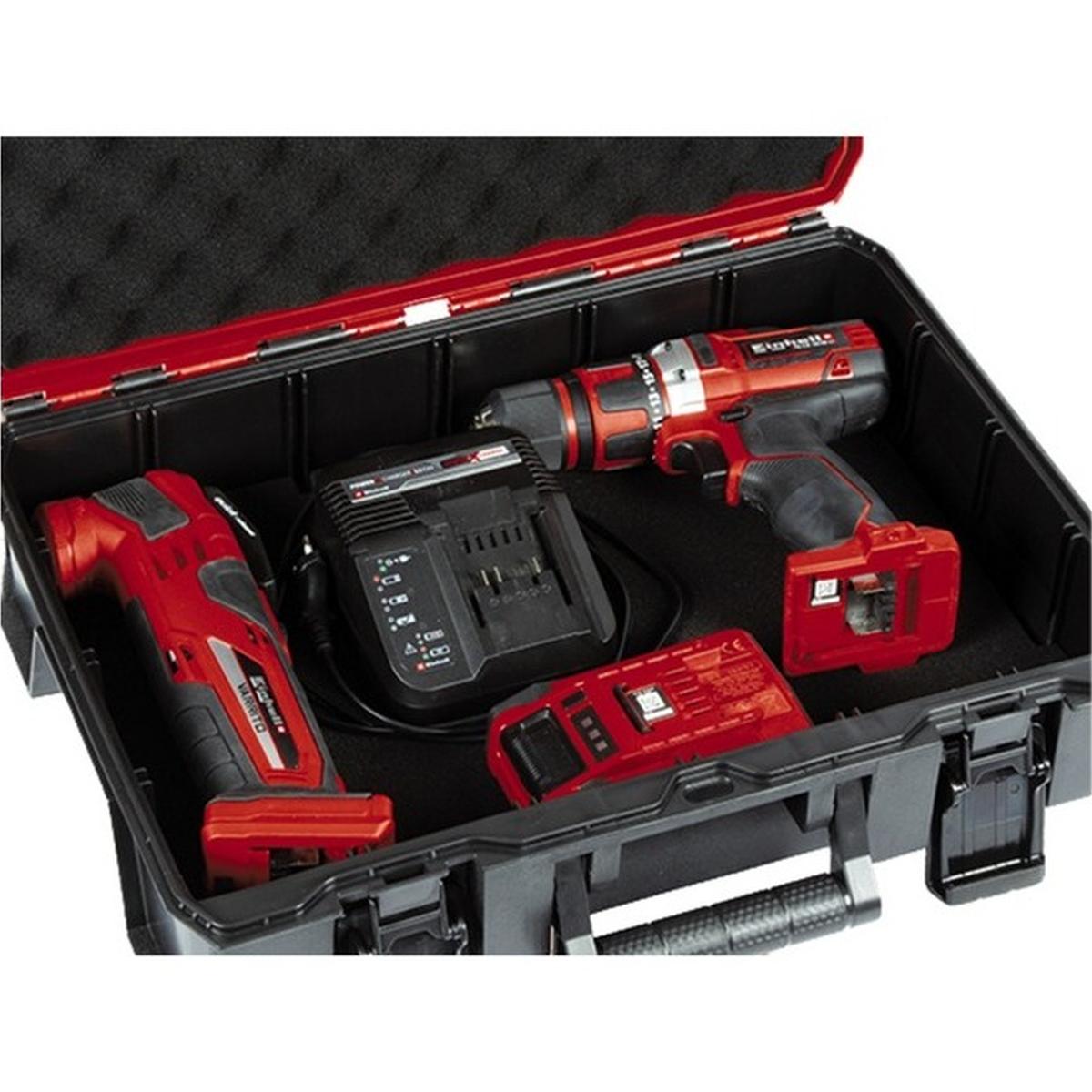 Einhell E-Case S-F Systemkoffer mit Rasterschaumstoff