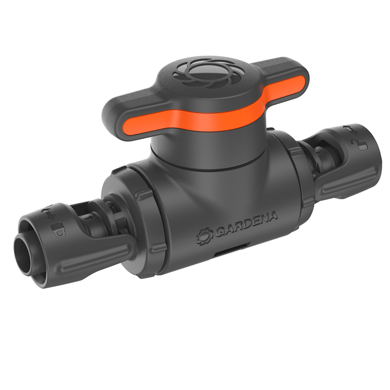 GARDENA 13207-20 Micro-Drip-System Regulier-/Absperrventil 13 mm (1/2) - Inhalt: 1 Stück"