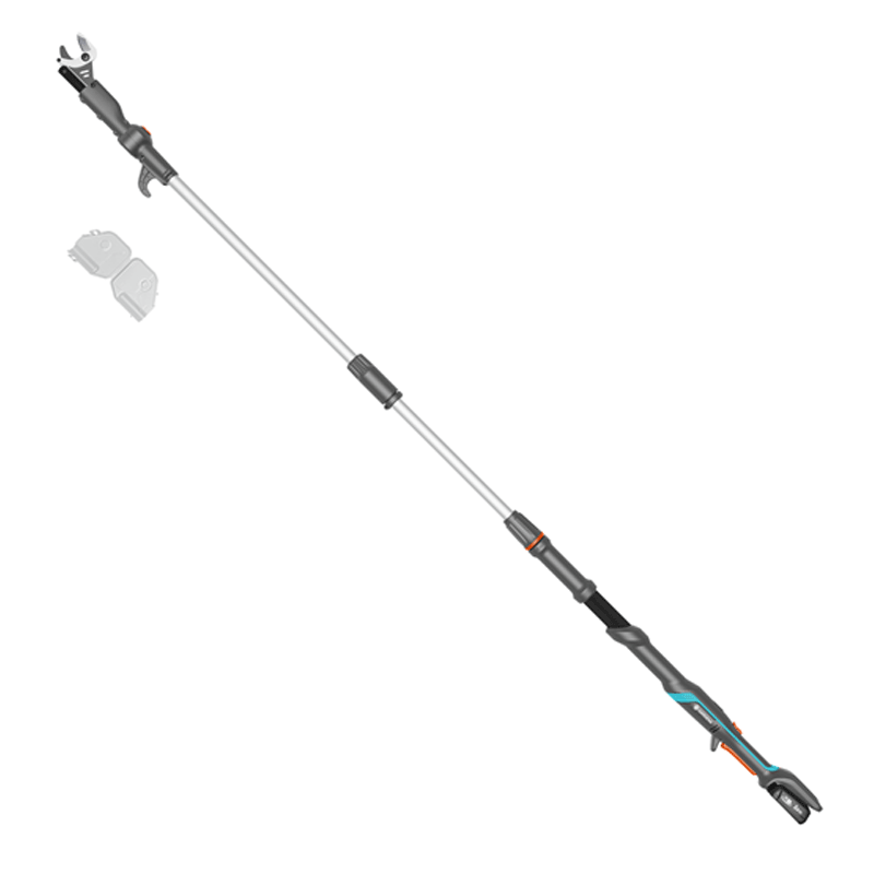 GARDENA 14774-20 Akku-Teleskop-Baumschere HighCut 250/18V P4A Ready-To-Use Set