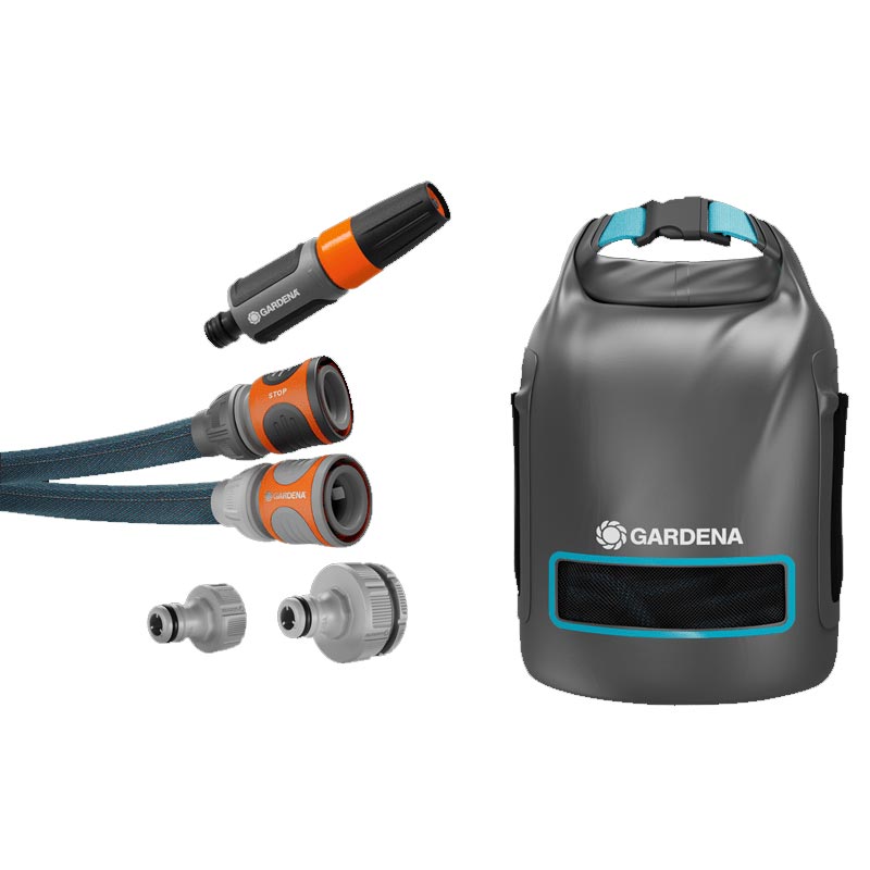 GARDENA 18468-20 Textilschlauch Liano Xtreme 1/2, 15 m Set + Tasche