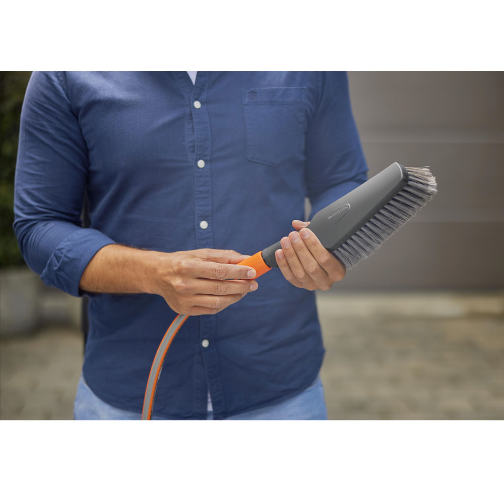 GARDENA 18863-20 Cleansystem Wasch-Set mit Handbürste M soft