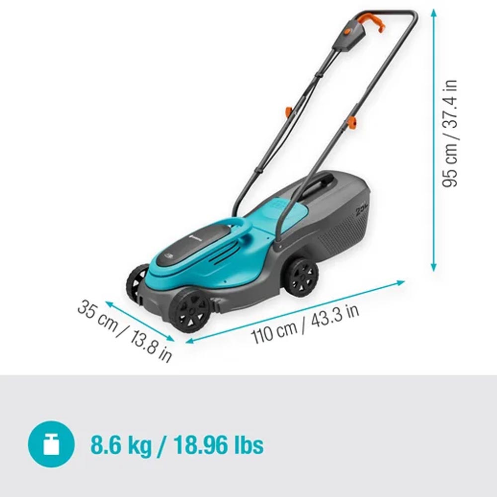 GARDENA 14634-55 Akku-Rasenmäher EasyMax 32/18V P4A solo (Verpackung geöffnet)