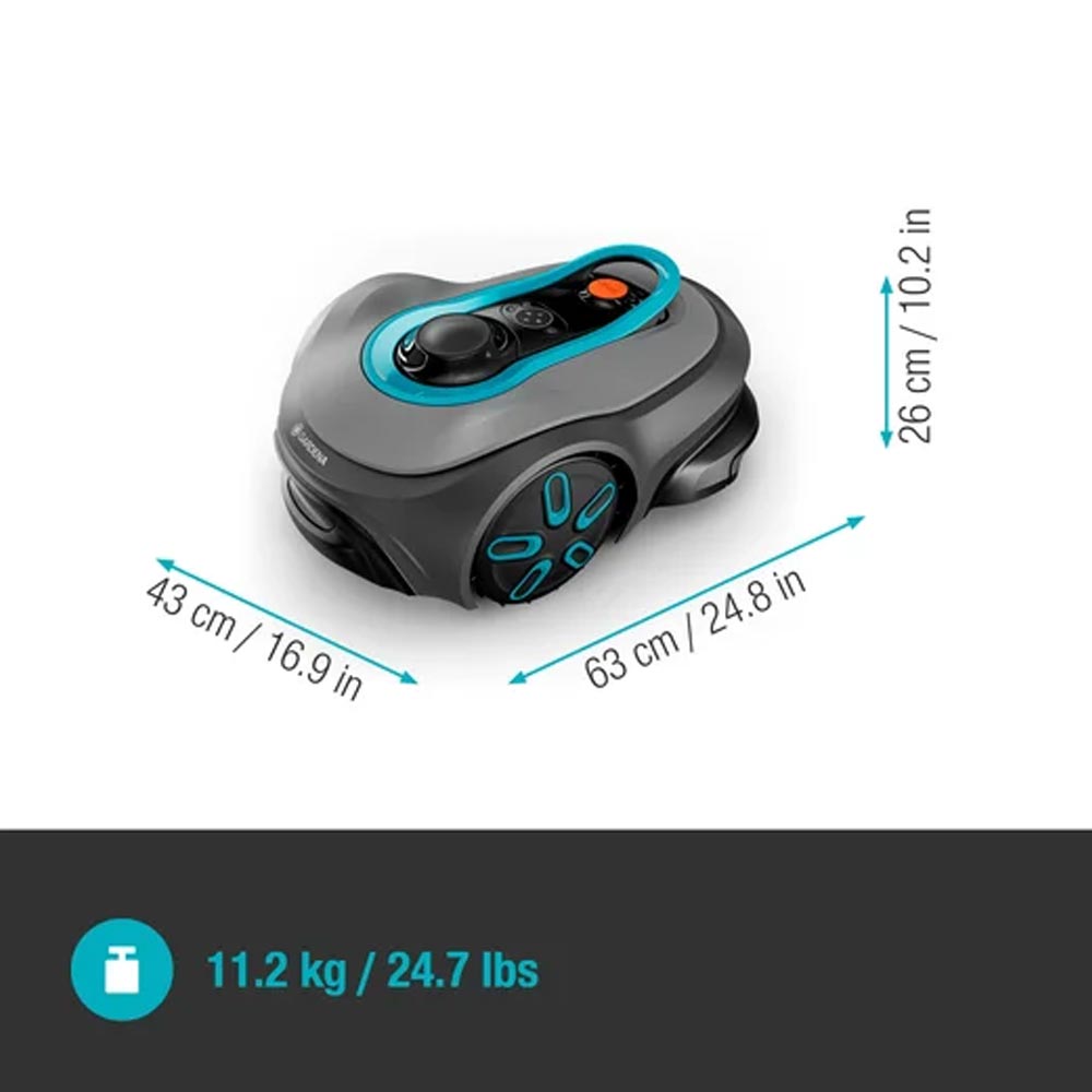 GARDENA 19923-20 Mähroboter smart SILENO free 1.200 m² Set