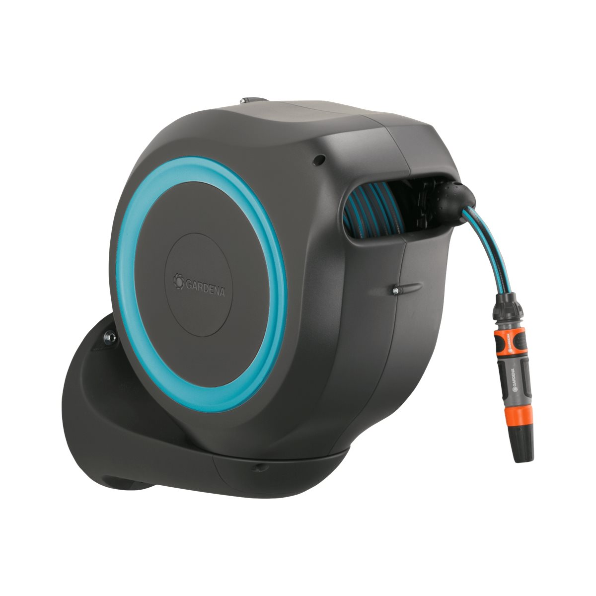 Gardena 18610-20 Wand-Schlauchbox RollUp M 20m türkis