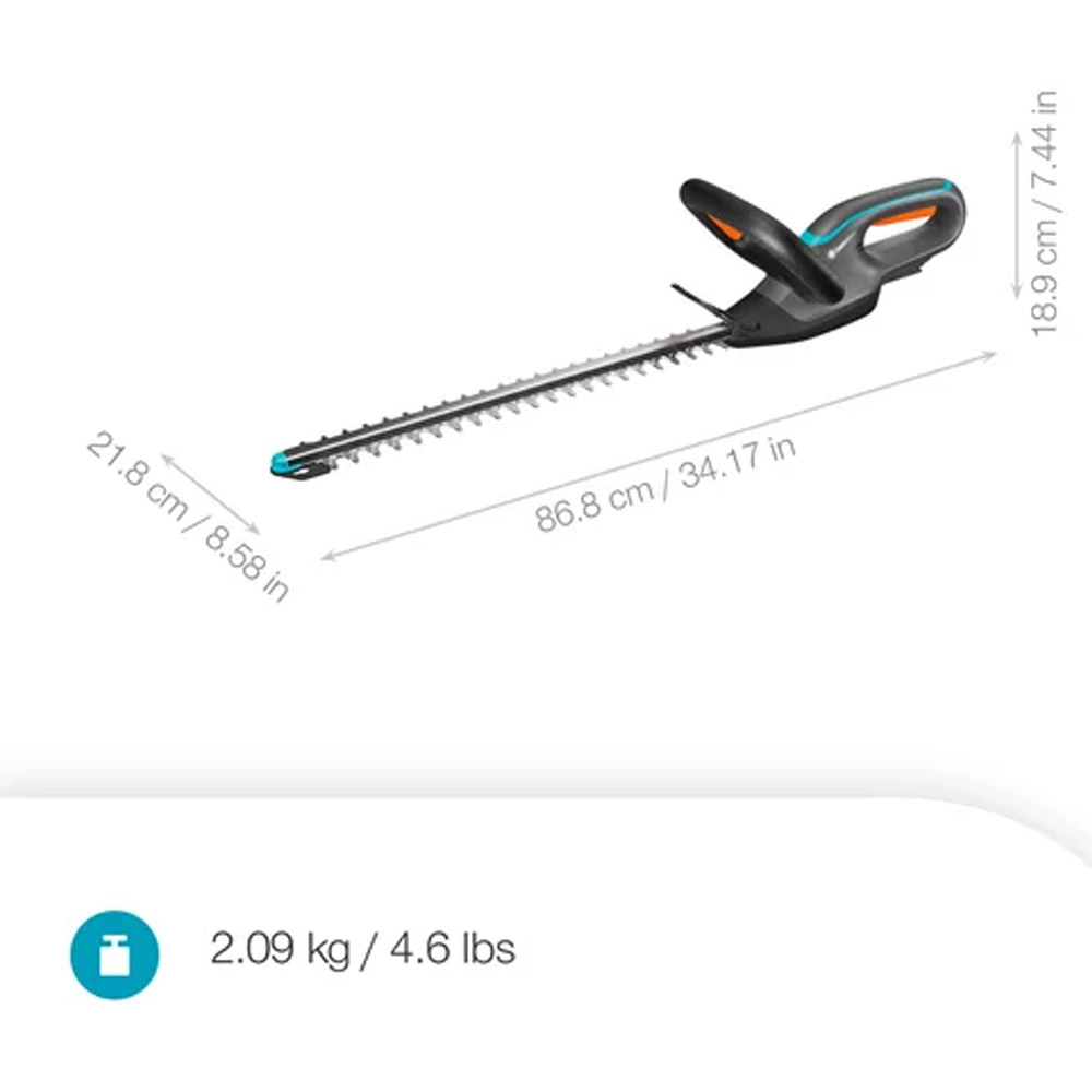 GARDENA 14734-55 Akku-Heckenschere EasyCut 45/18V P4A solo