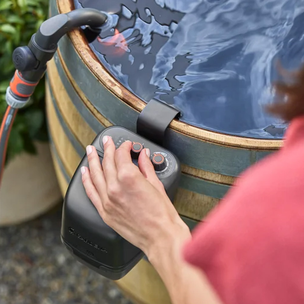 GARDENA 14605-20 Akku-Regenfasspumpe 2400 ComfortAutomatic 18V P4A Ready-To-Use Set