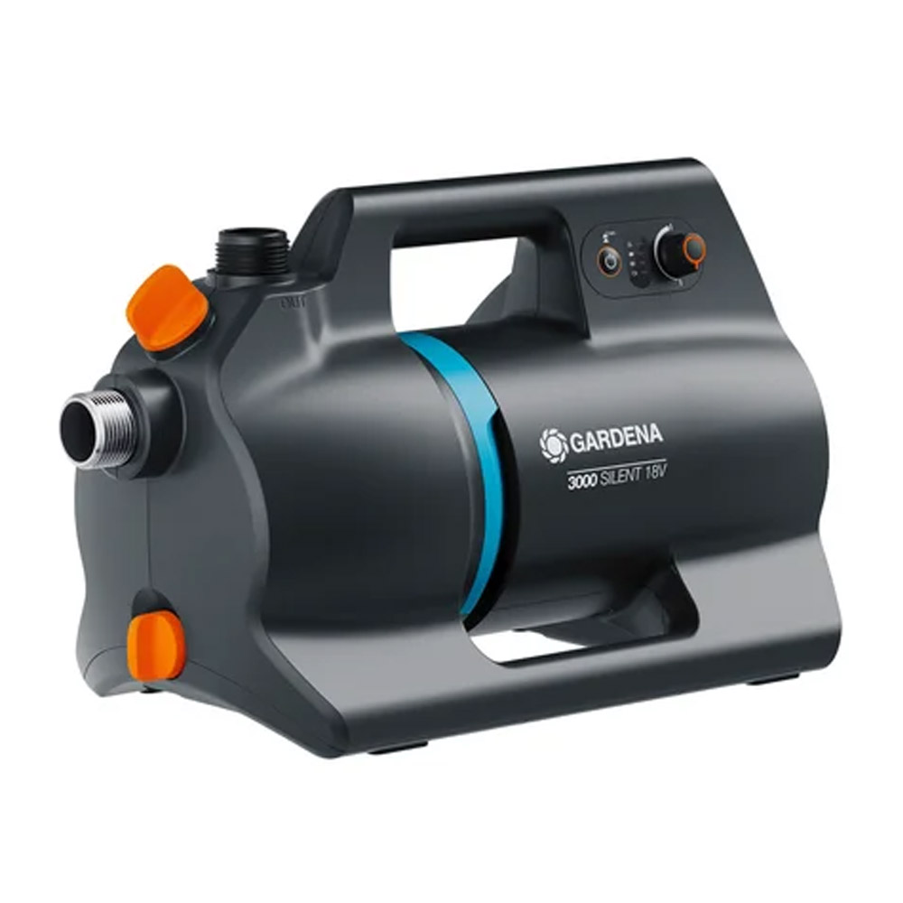 GARDENA 14610-20 Akku-Gartenpumpe 3000 Silent 18V P4A Ready-To-Use Set