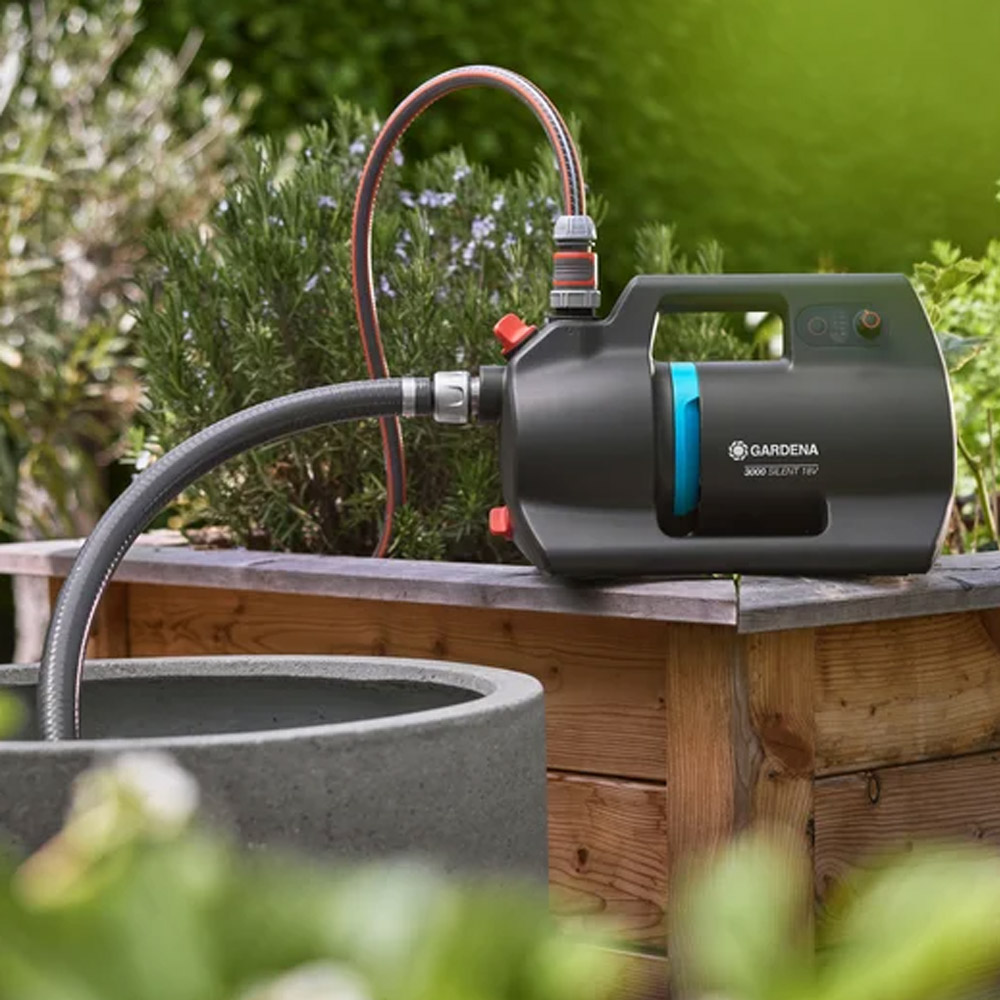 GARDENA 14610-55 Akku-Gartenpumpe 3000 Silent 18V P4A solo