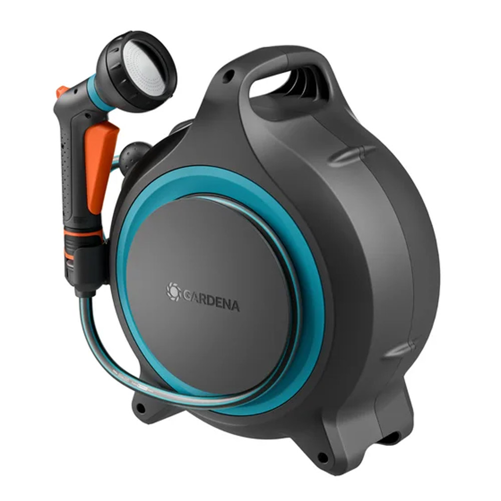 GARDENA 18690-20 Mobile Schlauchbox MoveMatic, 12 m + 1,5 m
