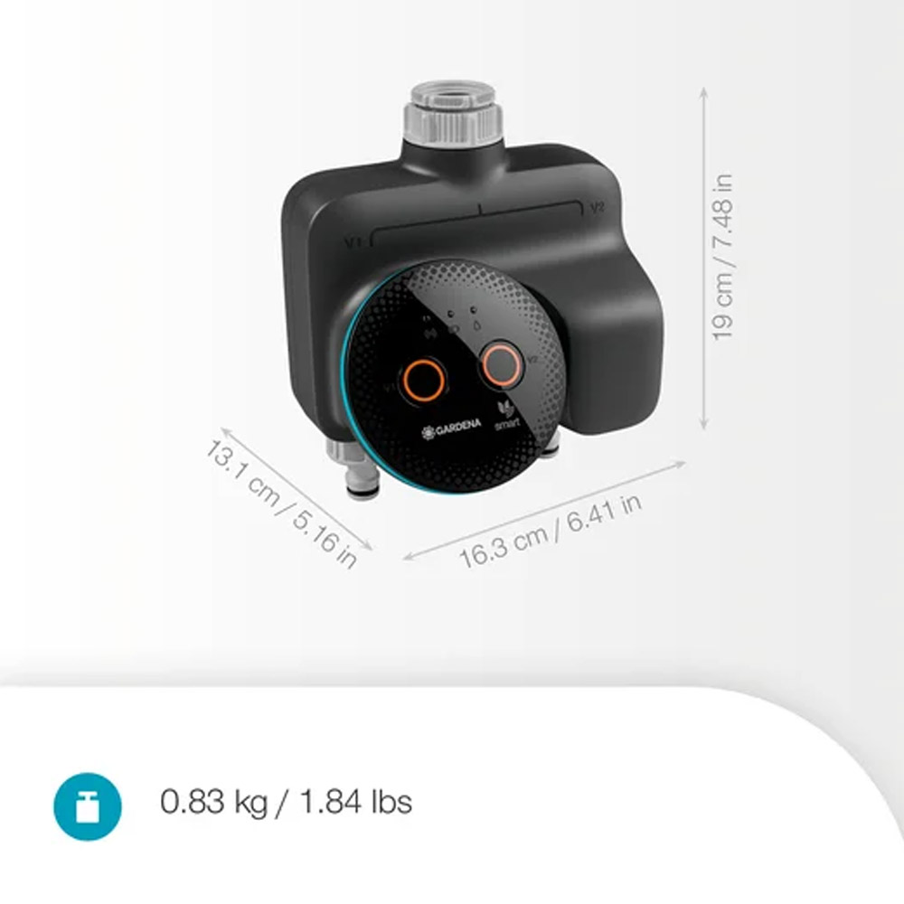 GARDENA 19034-20 smart Dual Water Control
