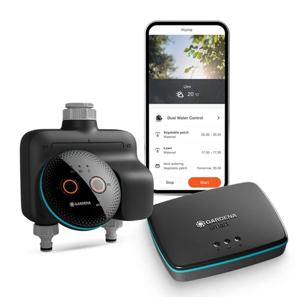 GARDENA 19044-20 smart Dual Water Control Set