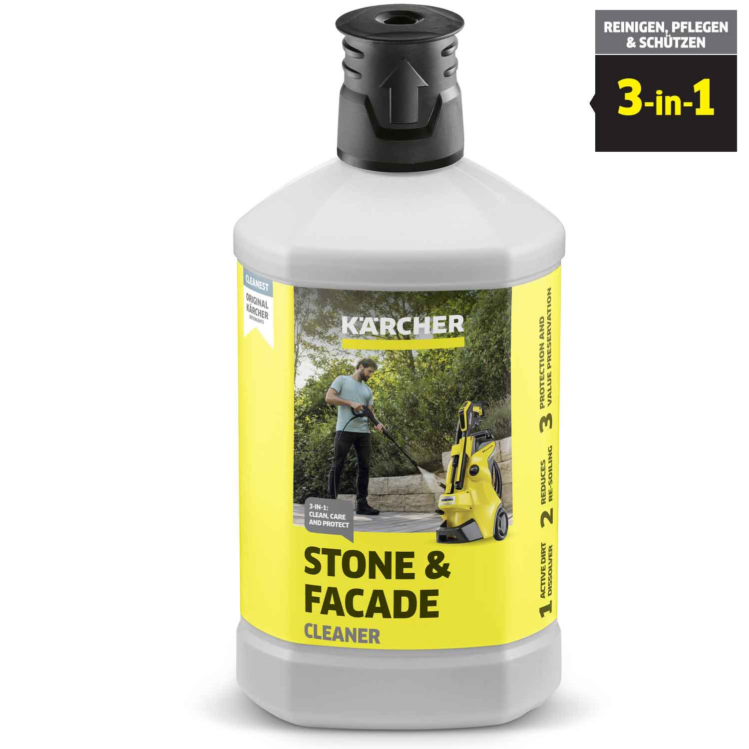 Kärcher 6.295-767.0 Stein- und Fassadenreiniger 3-in-1 RM 611, 1 l
