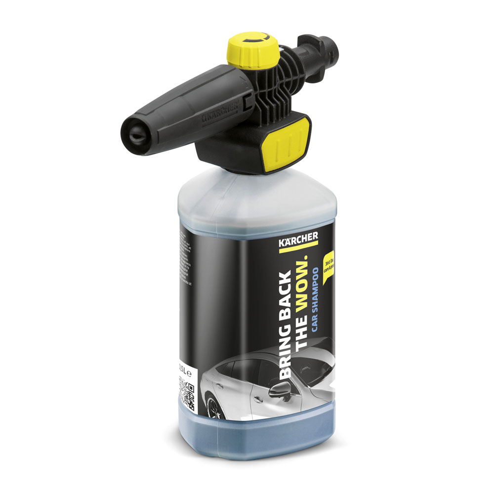 Kärcher 2.643-144.0 FJ 10 C Schaumdüse Connect 'n' Clean im Set mit Autoshampoo 3-in-1, 1 l