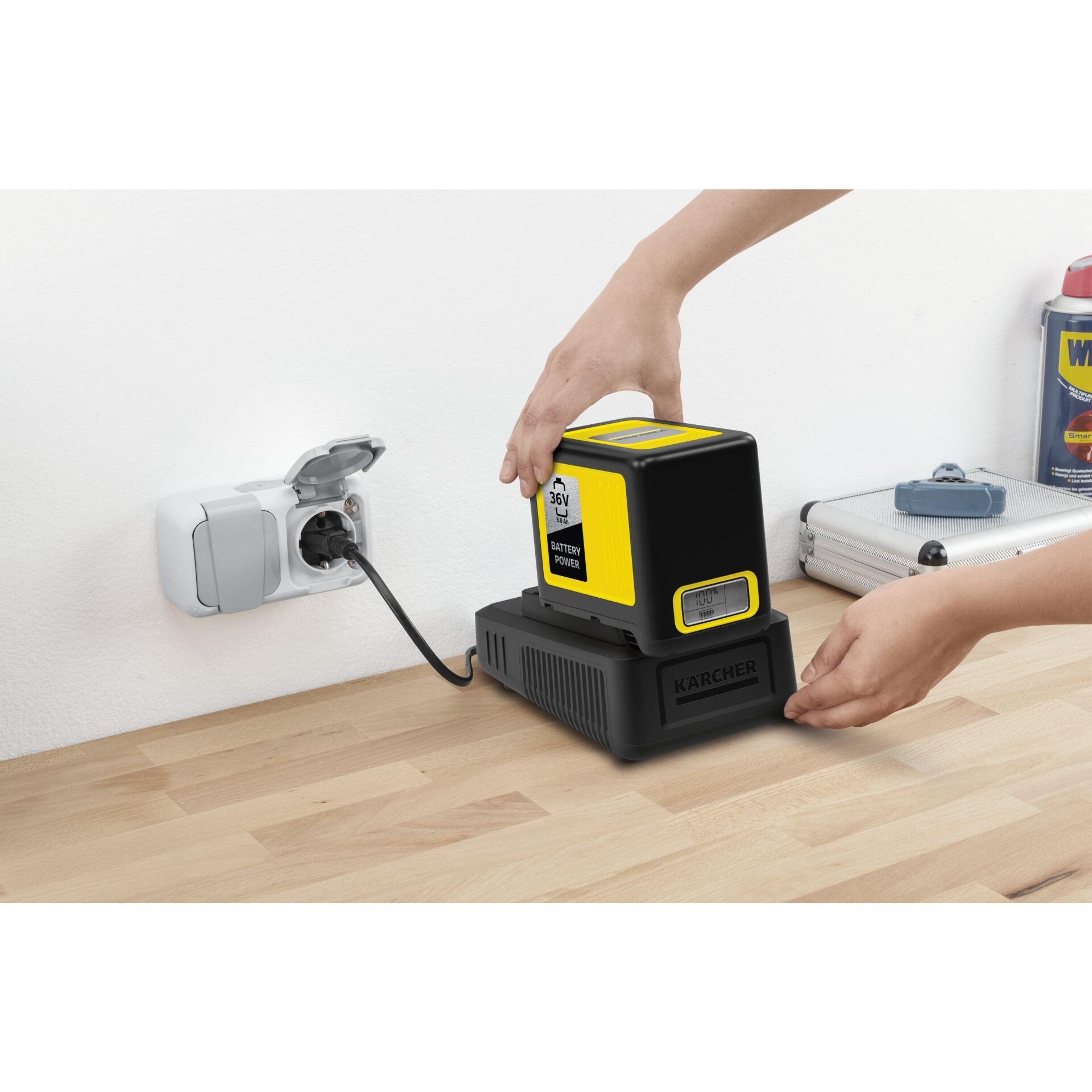 Kärcher Battery Power 36/50 Starter Kit schwarz/gelb