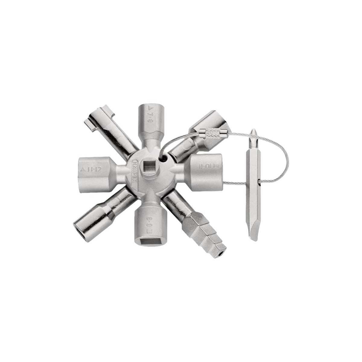 KNIPEX 00 11 01 TwinKey Schaltschrankschlüssel