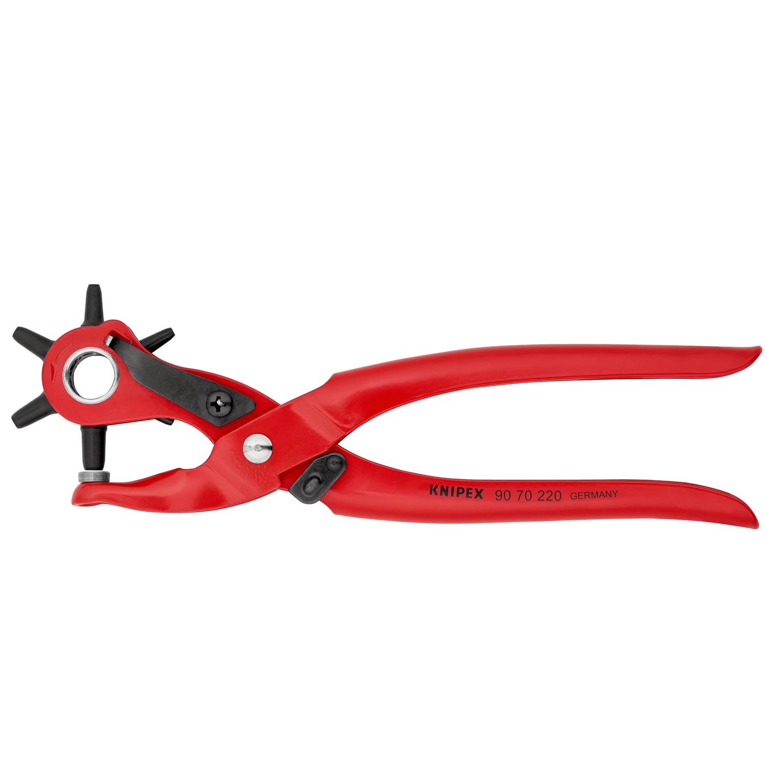 KNIPEX 90 70 220 EAN Revolverlochzange 220 mm rot
