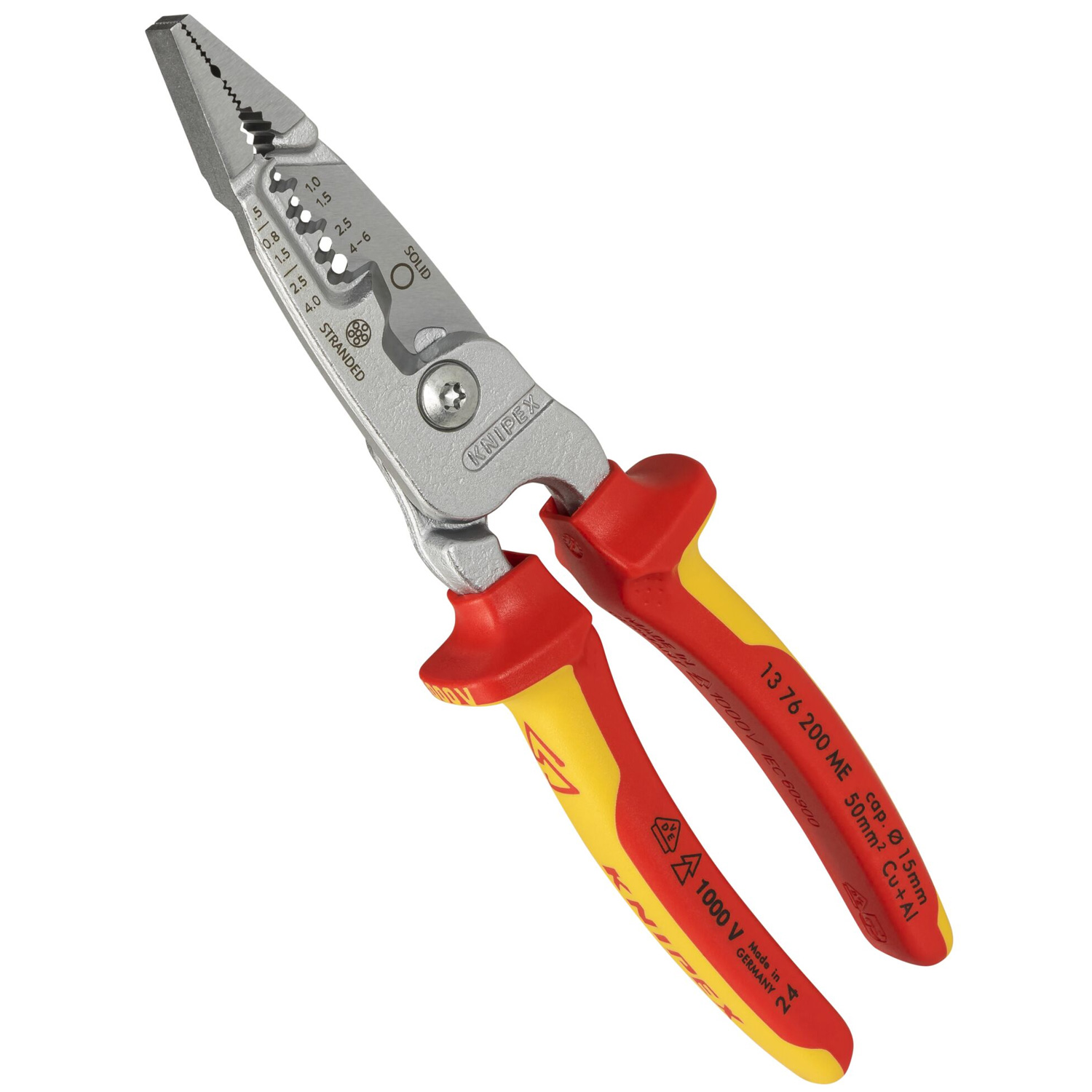 KNIPEX 13 76 200 ME 200mm VDE-Elektrikerzange