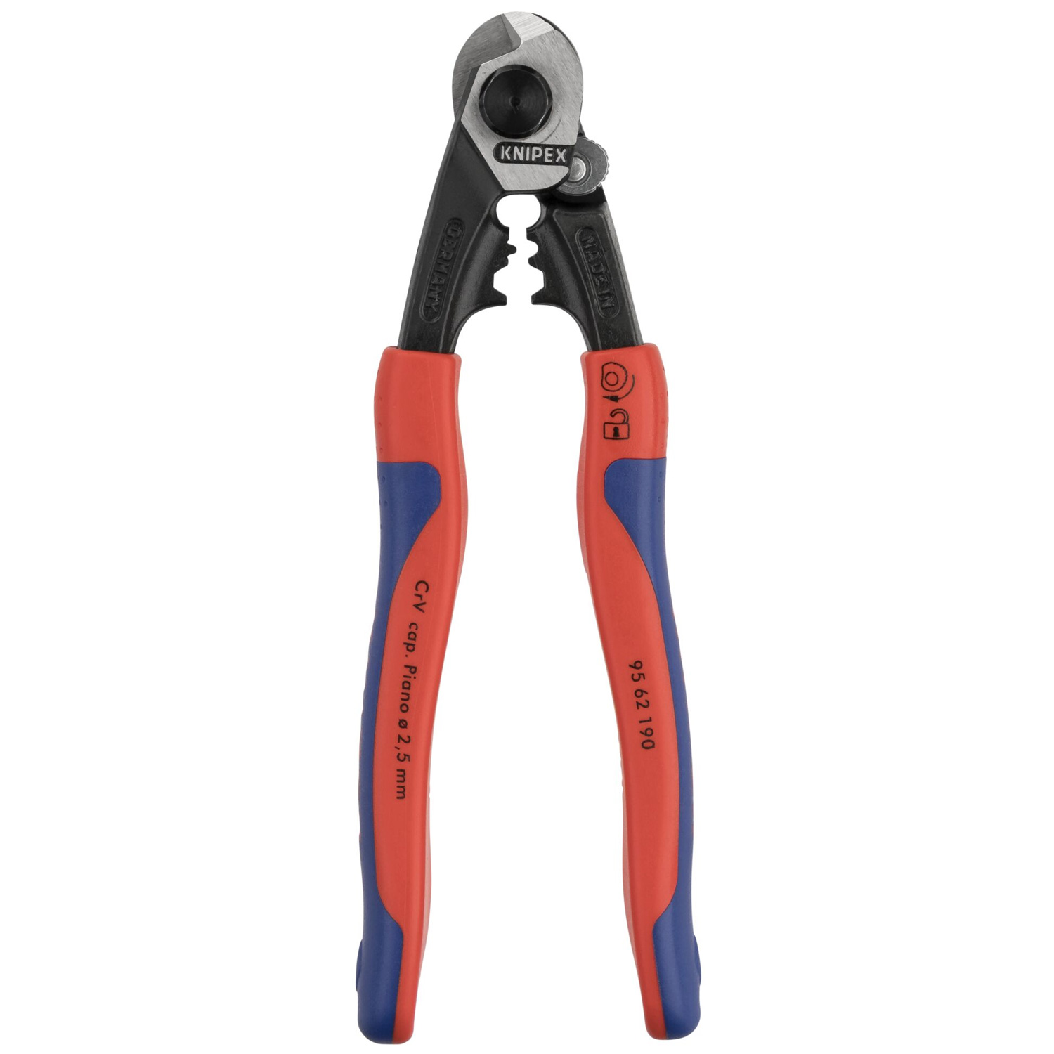 KNIPEX 95 62 190 190mm Drahtseilschere