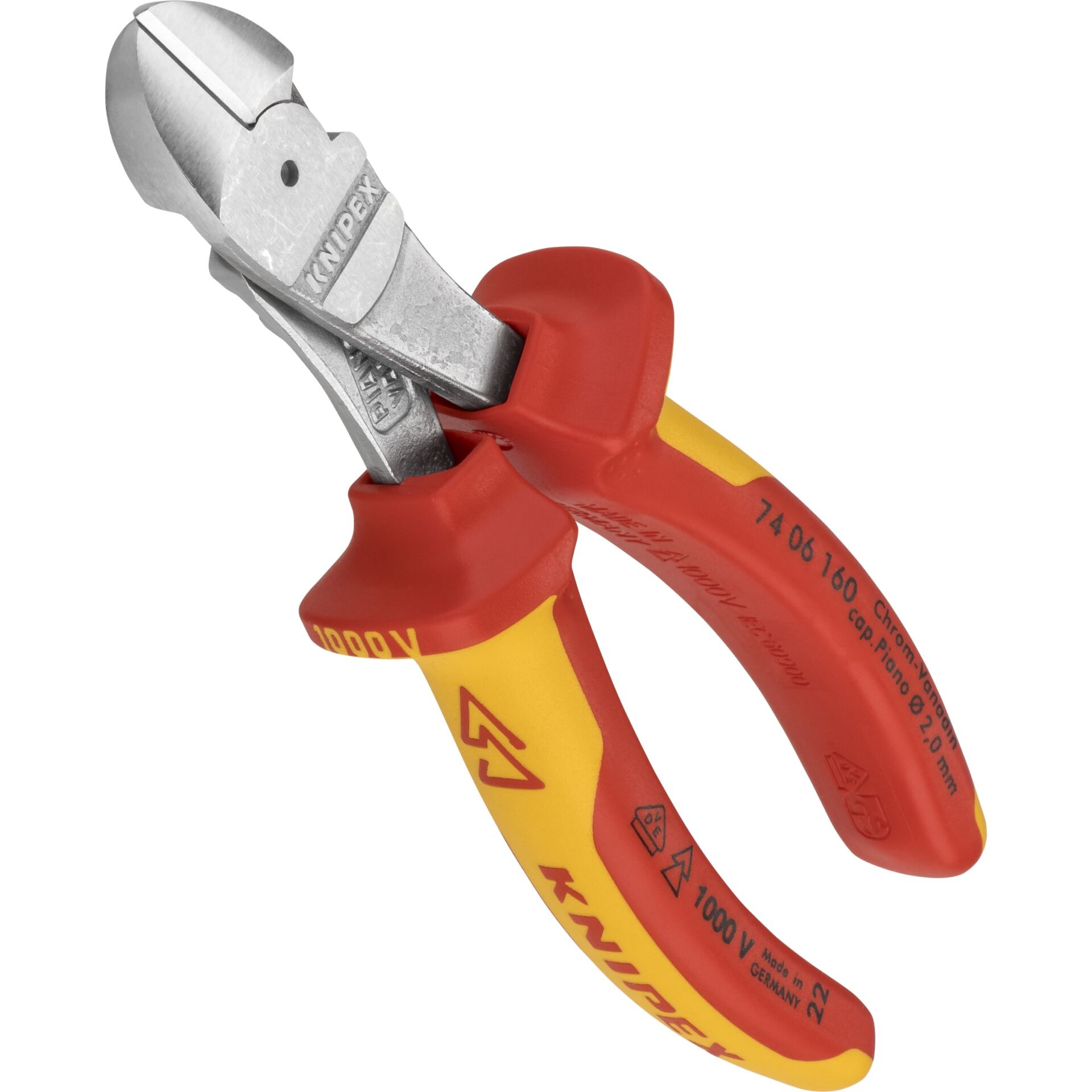 KNIPEX 74 06 160 VDE-Kraft-Seitenschneider 160mm