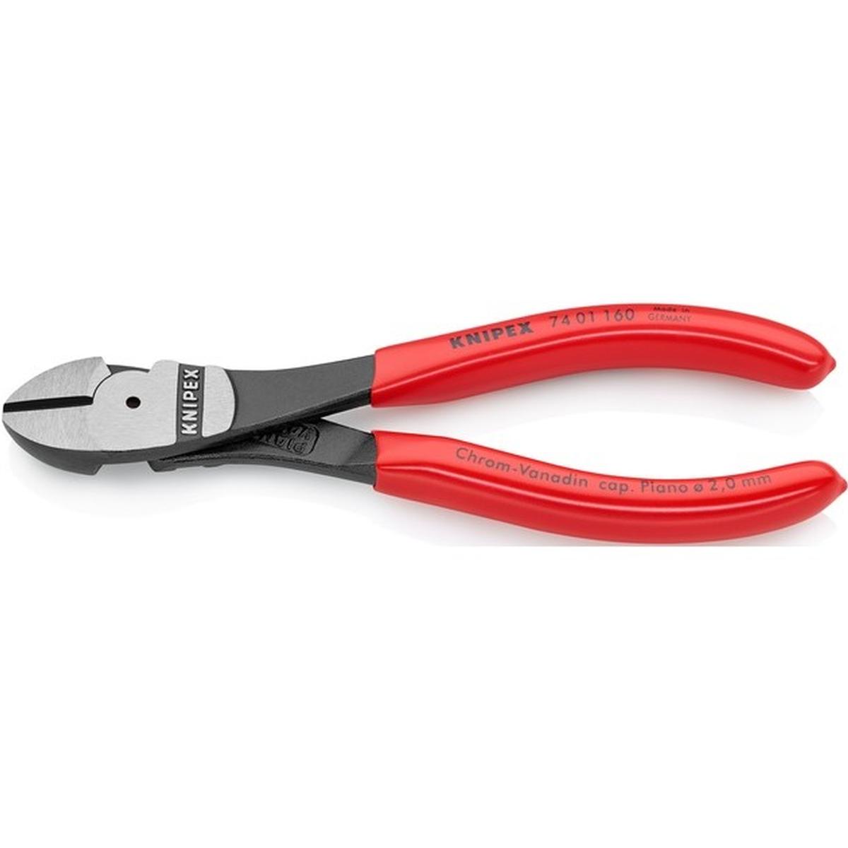 Knipex 74 01 160 Kraft-Seitenschneider 160mm