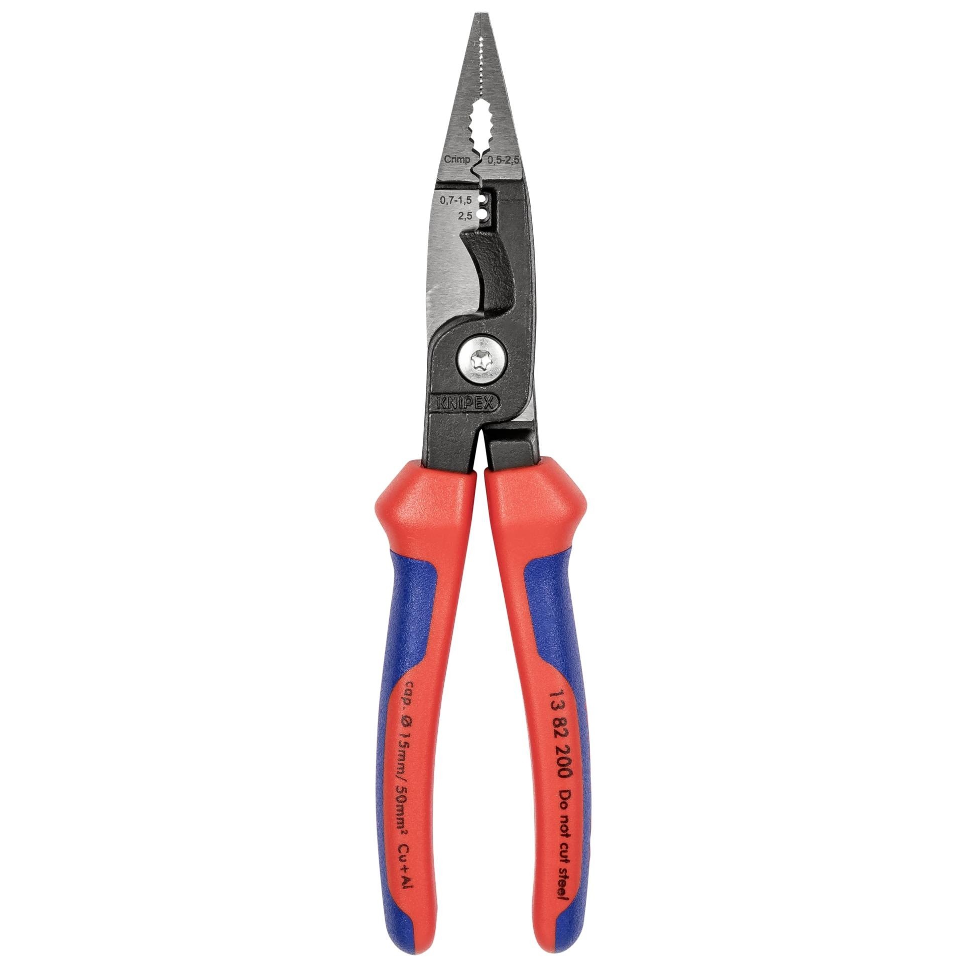 KNIPEX 13 82 200 Elektro-Installationszange 200mm