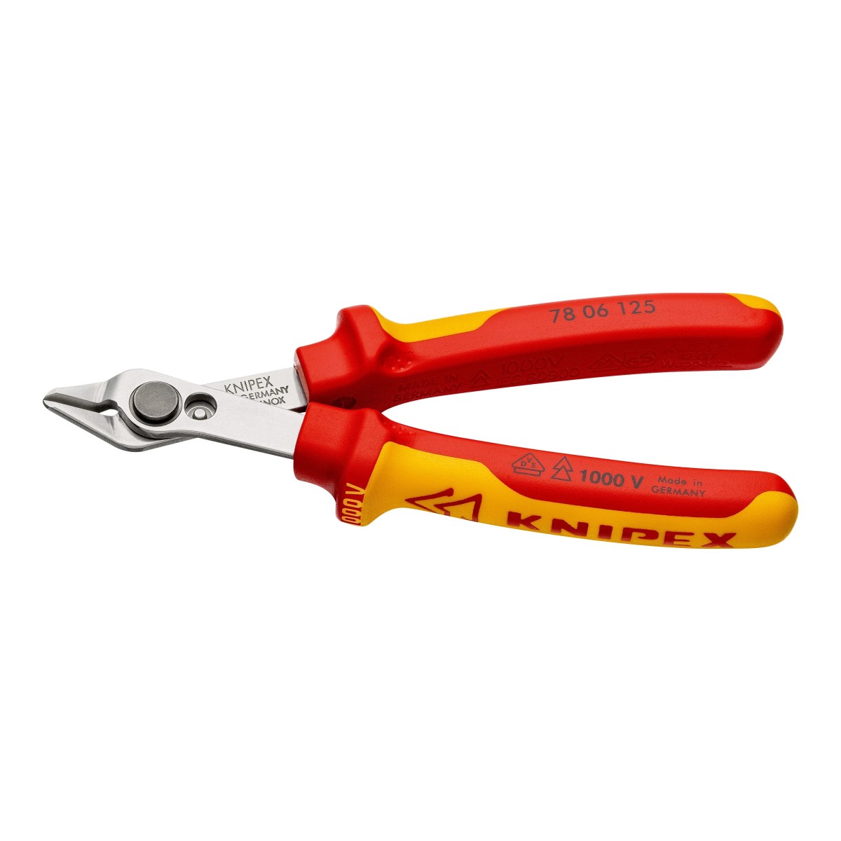 KNIPEX Electronic Super Knips 78 06 125 Elektronik-Seitenschneider 125mm