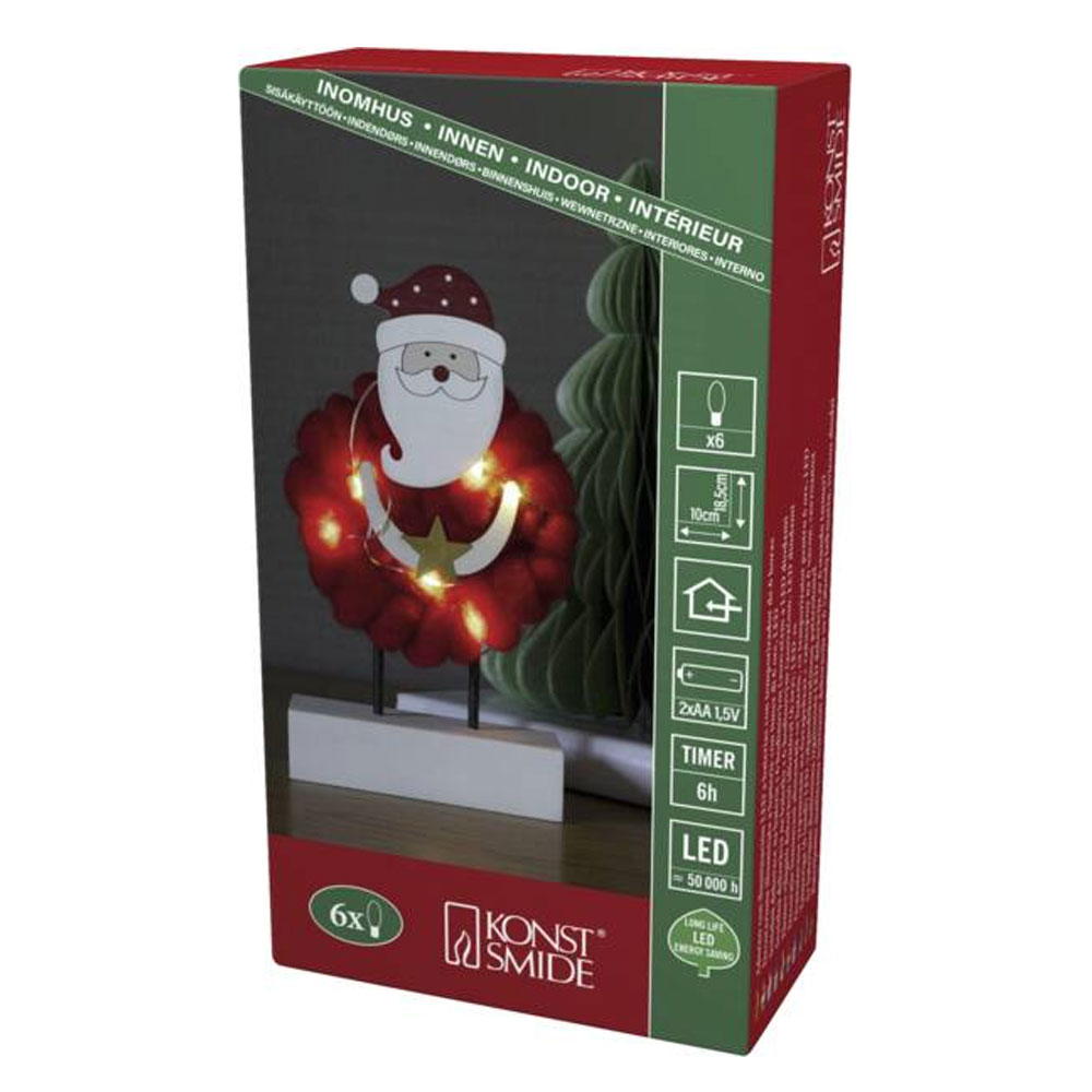 Konstsmide LED Santa rot (3267-550)