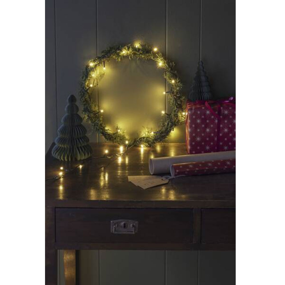 Konstsmide Micro-LED-Lichterkette 50er bernstein gefrostet (6343-820)