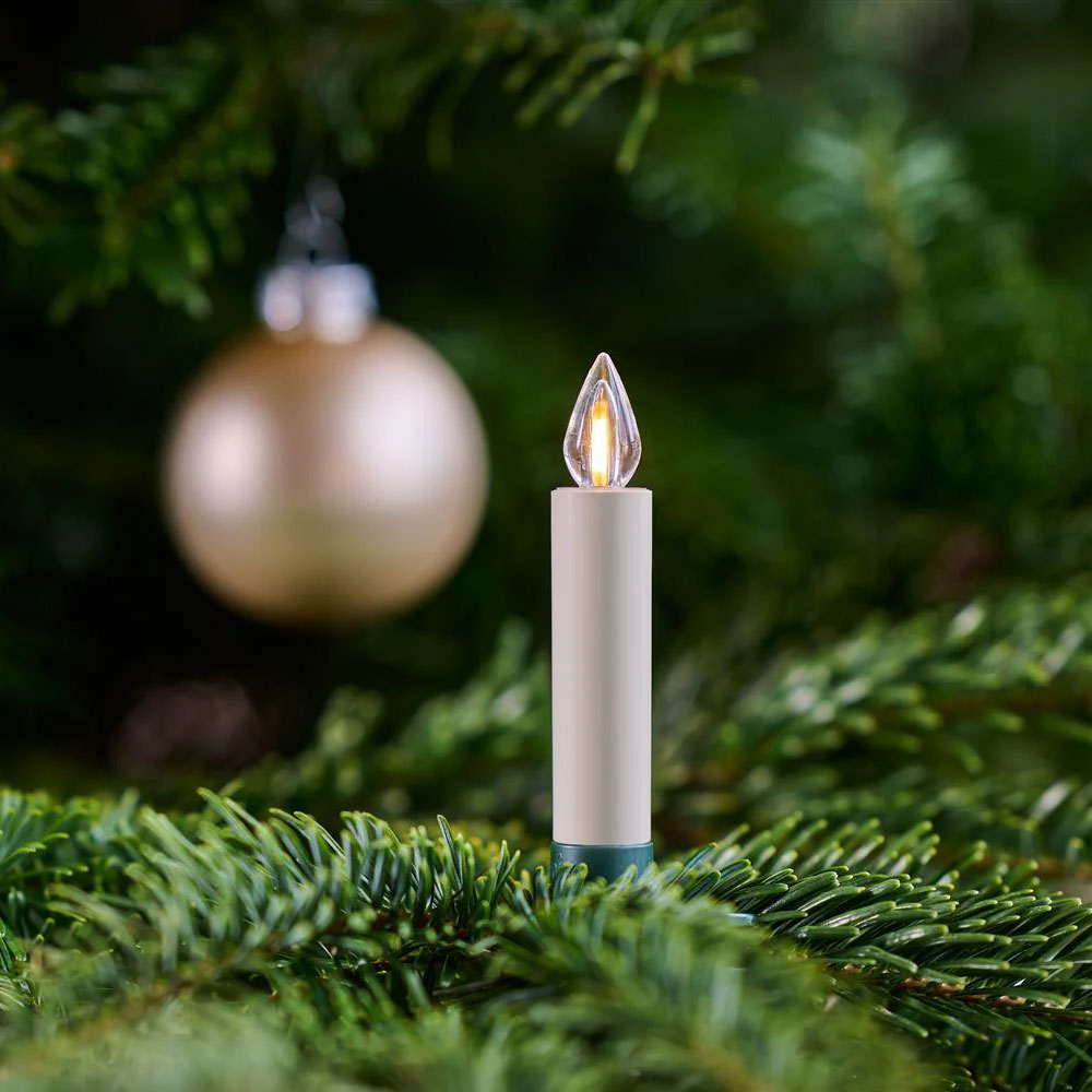 Krinner LUMIX Superlight Bavaria Mini Erweiterung Christbaumkerzen elfenbein (2.Wahl)