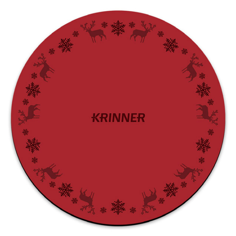 Krinner Christmas Kratz-/Spritzschutzmatte rot