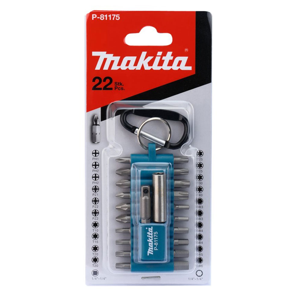 Makita P-81175 Bit-Set 22-teilig