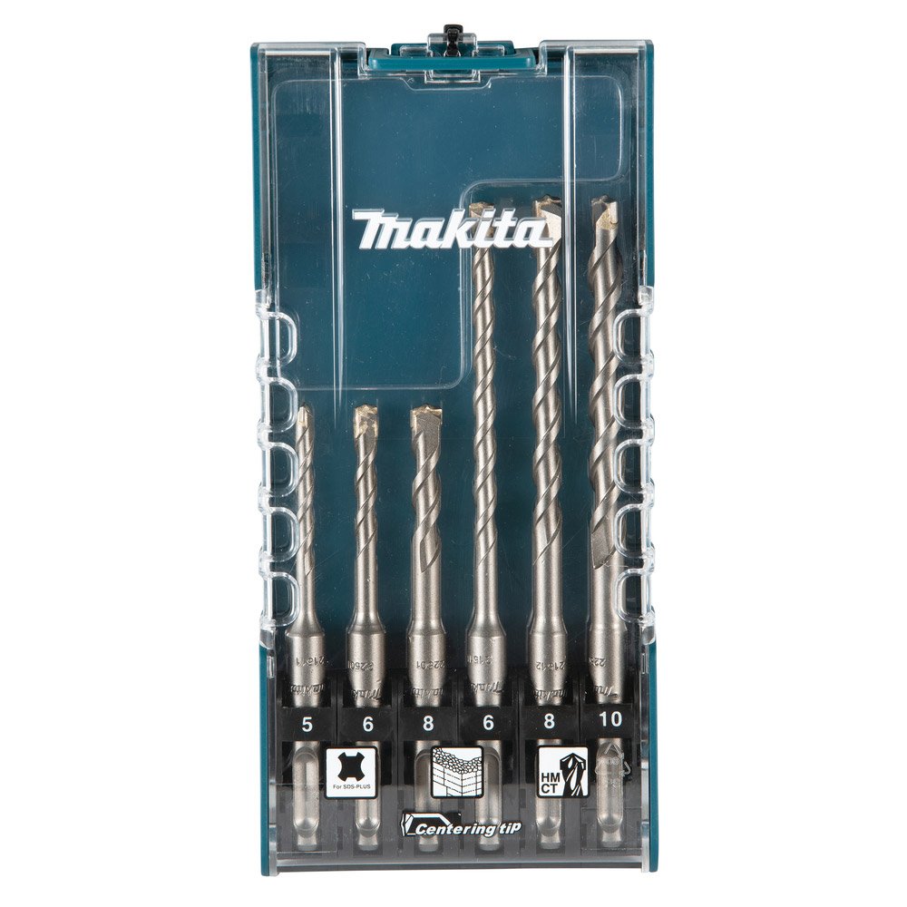 Makita E-15730 SDS-PLUS Steinbohrer-Set 6tlg.