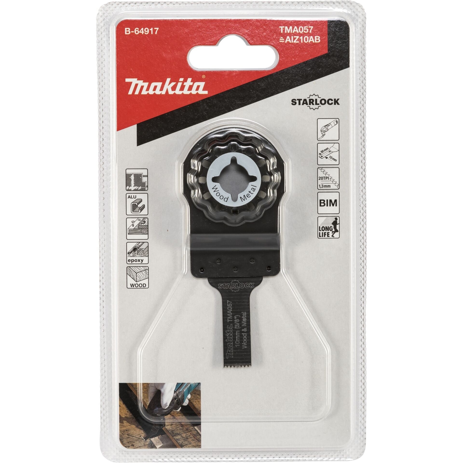 Makita B-64917 Starlock BiM Tauchsägeblatt 10mm