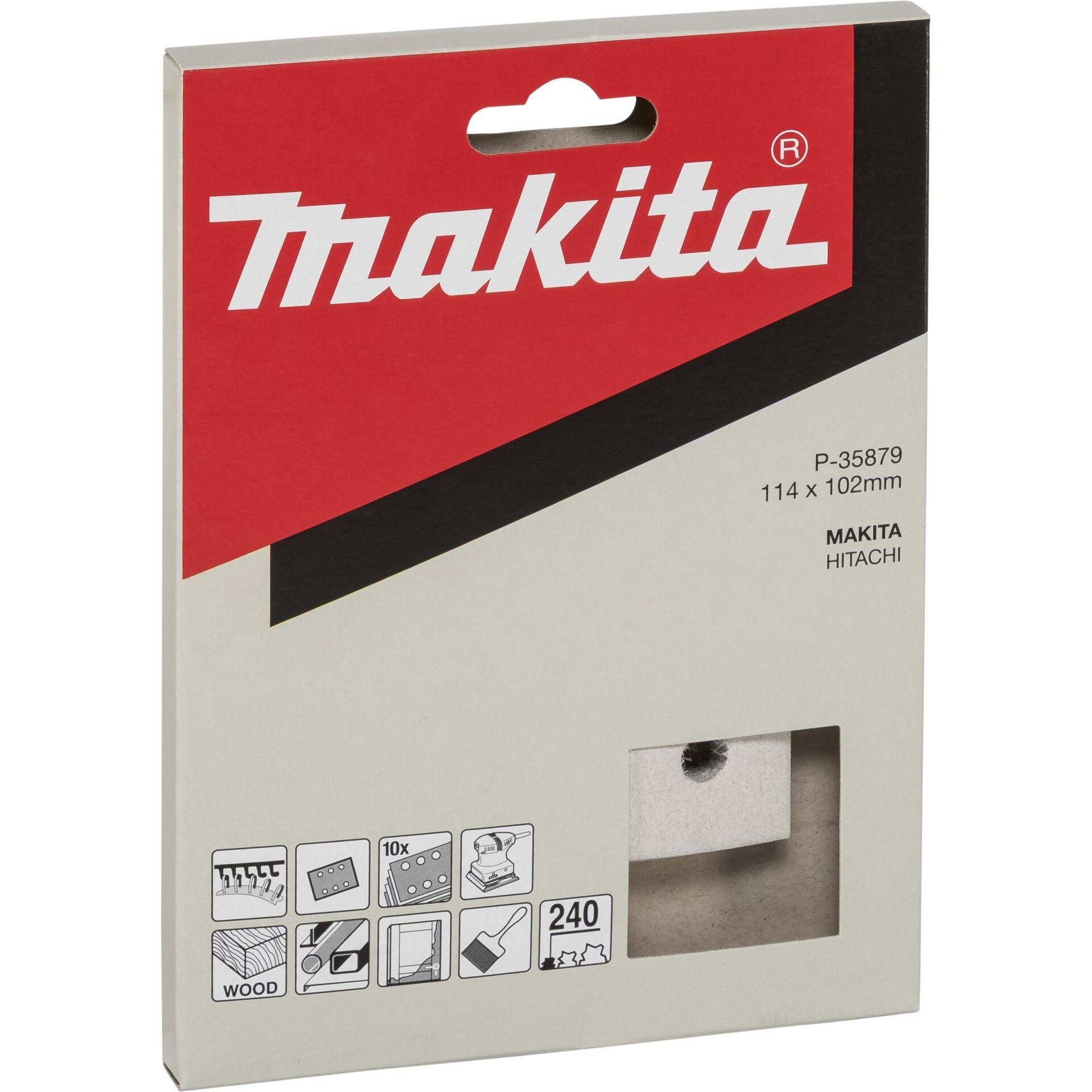 Makita P-35879 Klett-Schleifpapier 102x114mm K240