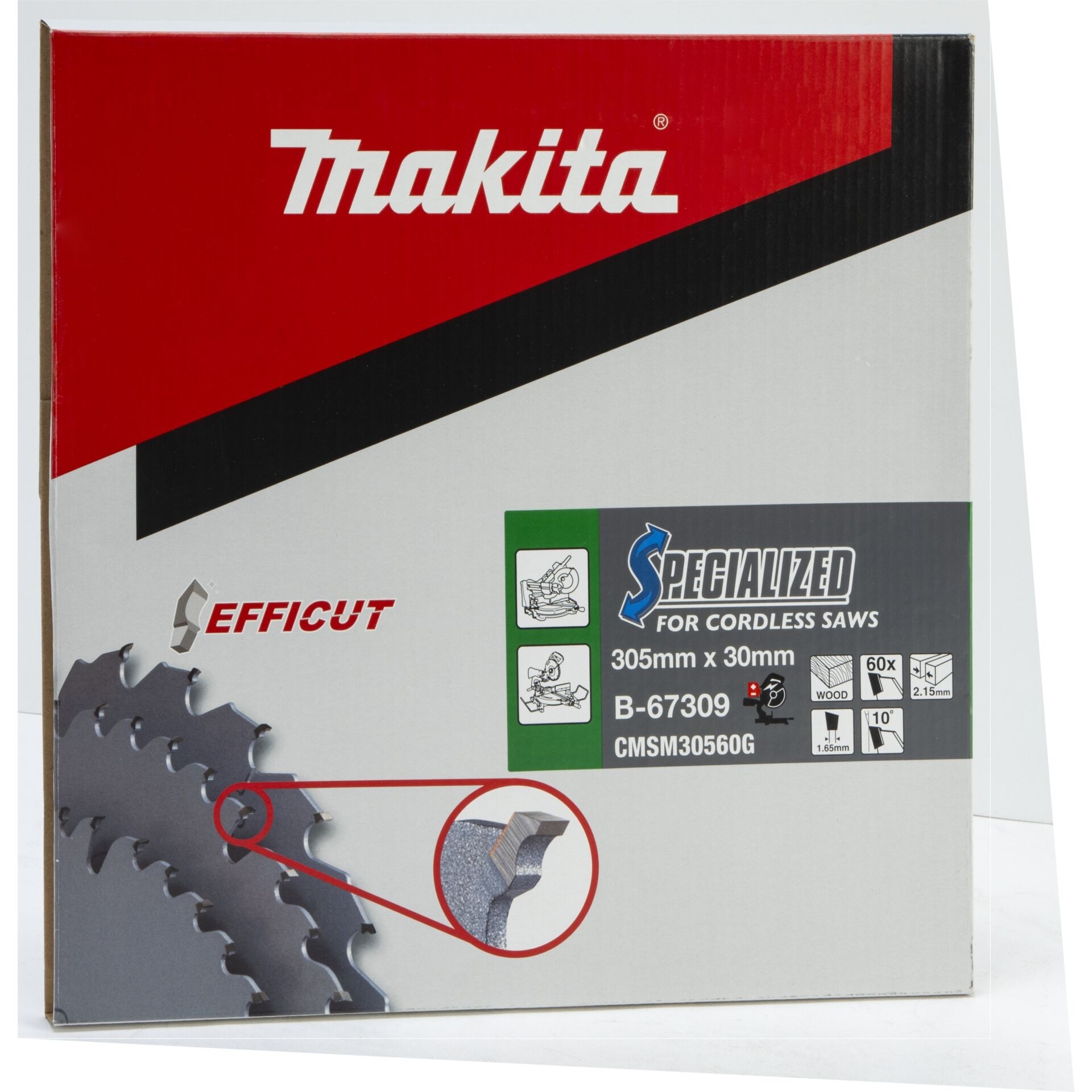Makita B-67309 EFFICUT Kreissägeblatt 305 x 30mm 60 Zähne