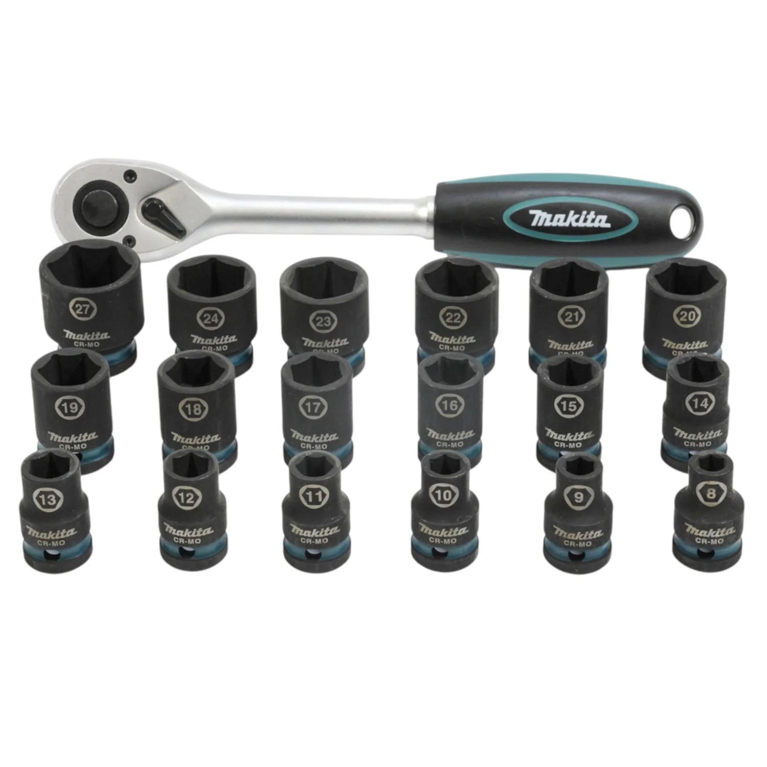 Makita E-30069 Impact Black Schlagnuss-Set mit Ratsche